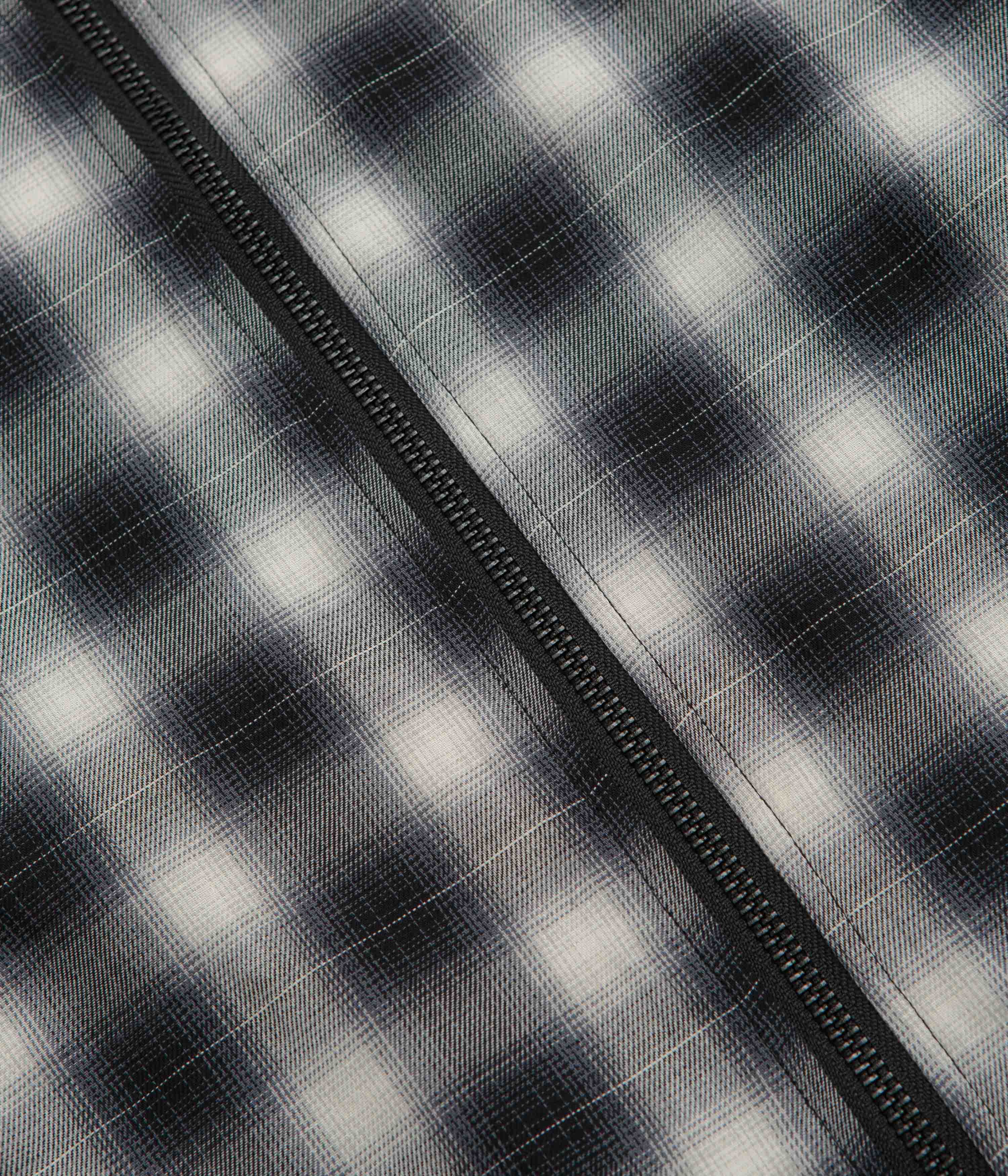 Stan Ray Zip Shirt - Black Check - Image 4