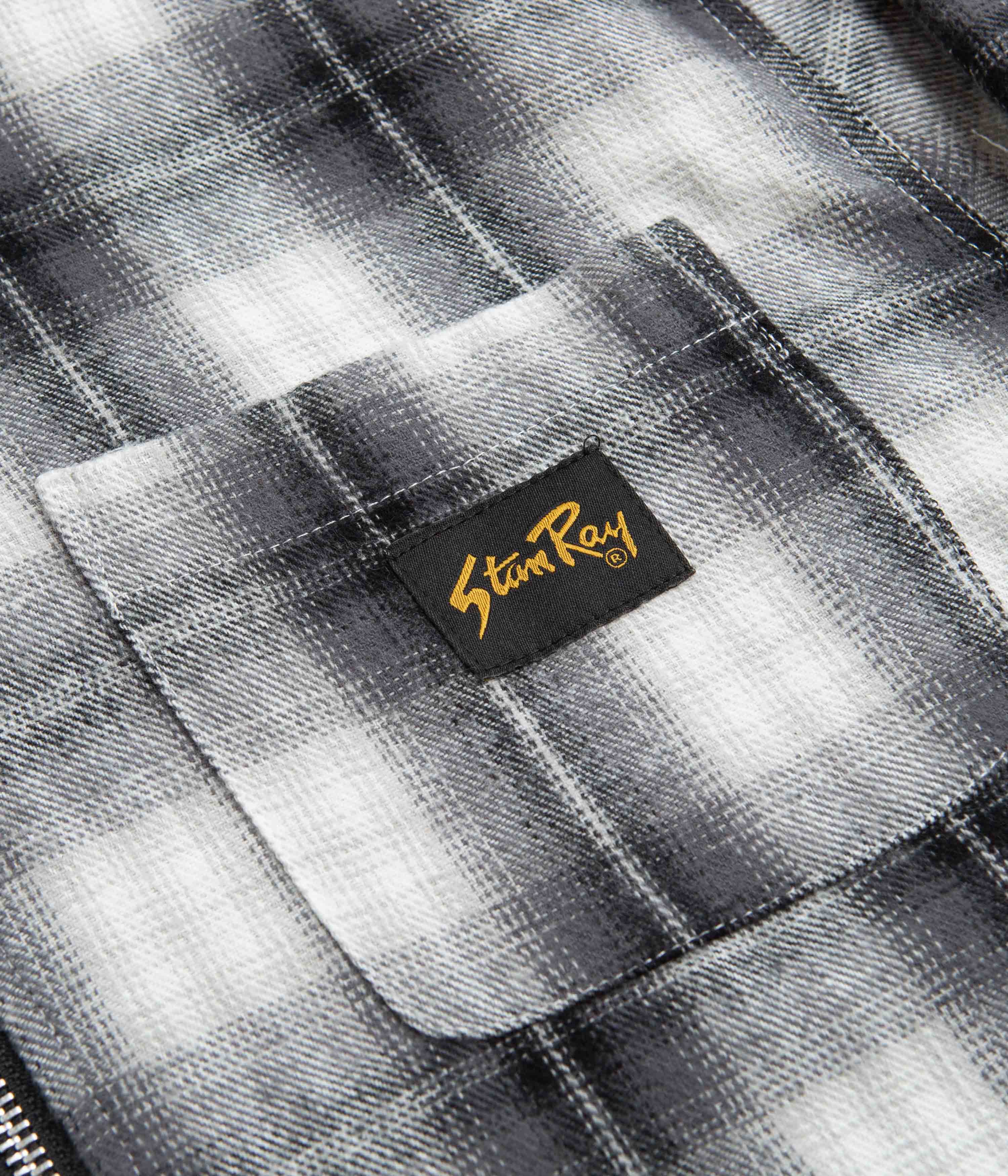 Stan Ray Zip Shirt - Black Plaid - Image 3