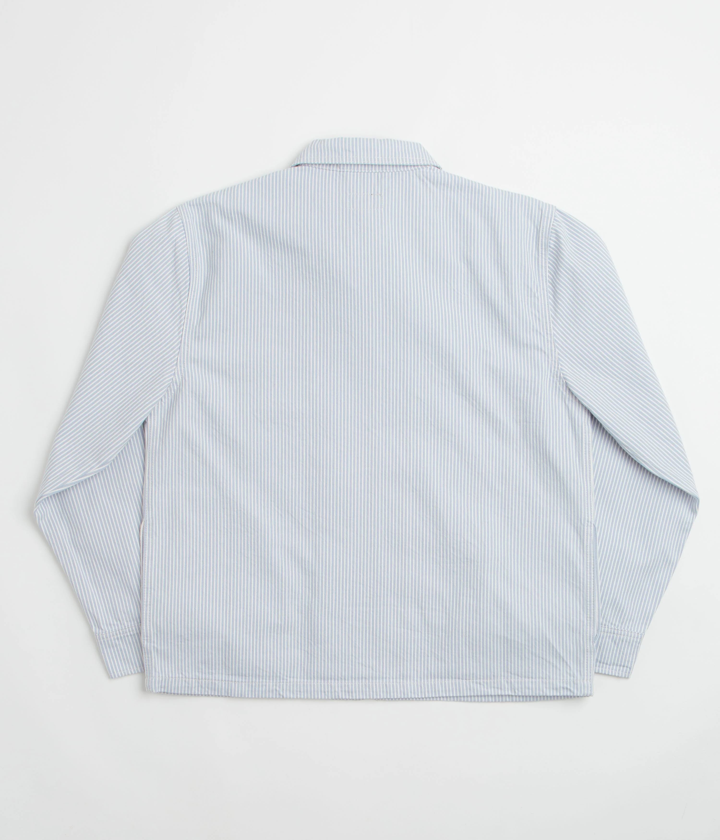 Stan Ray Zip Shirt - Cosmic Purple Hickory - Image 3