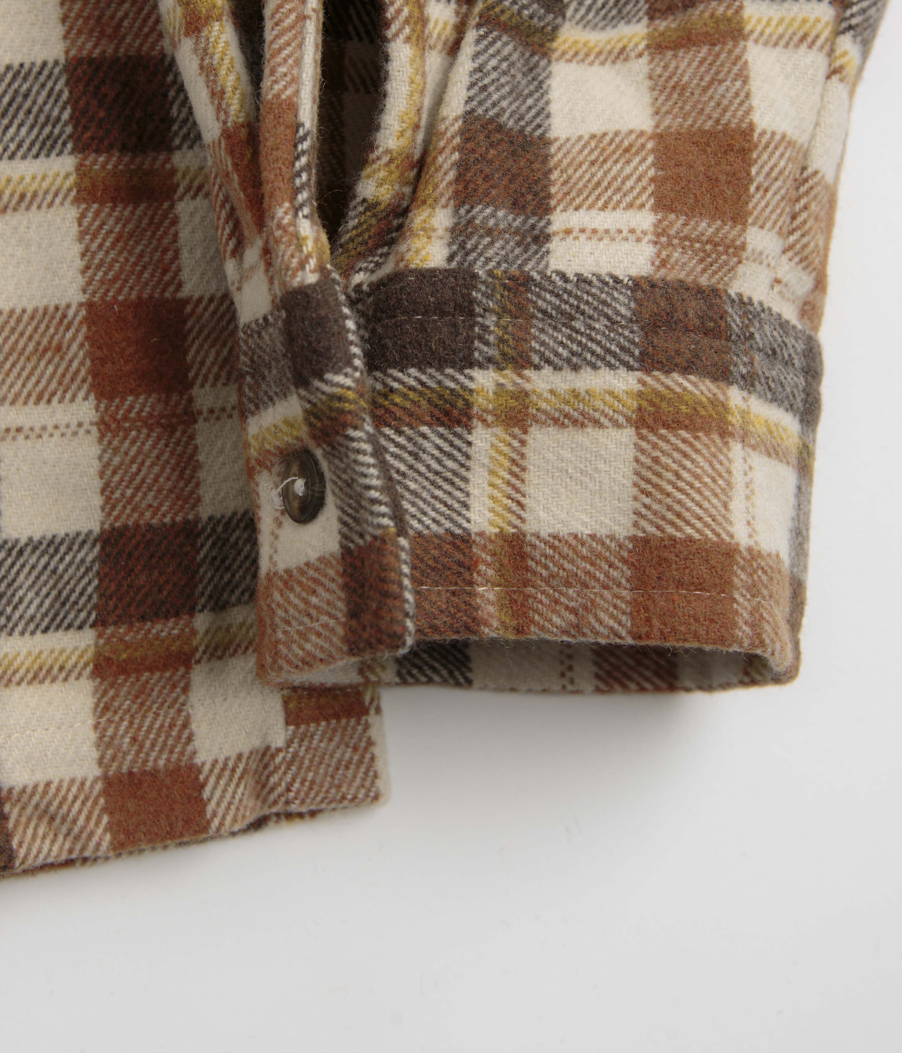 Stan Ray Zip Shirt - Tan Plaid - Image 6
