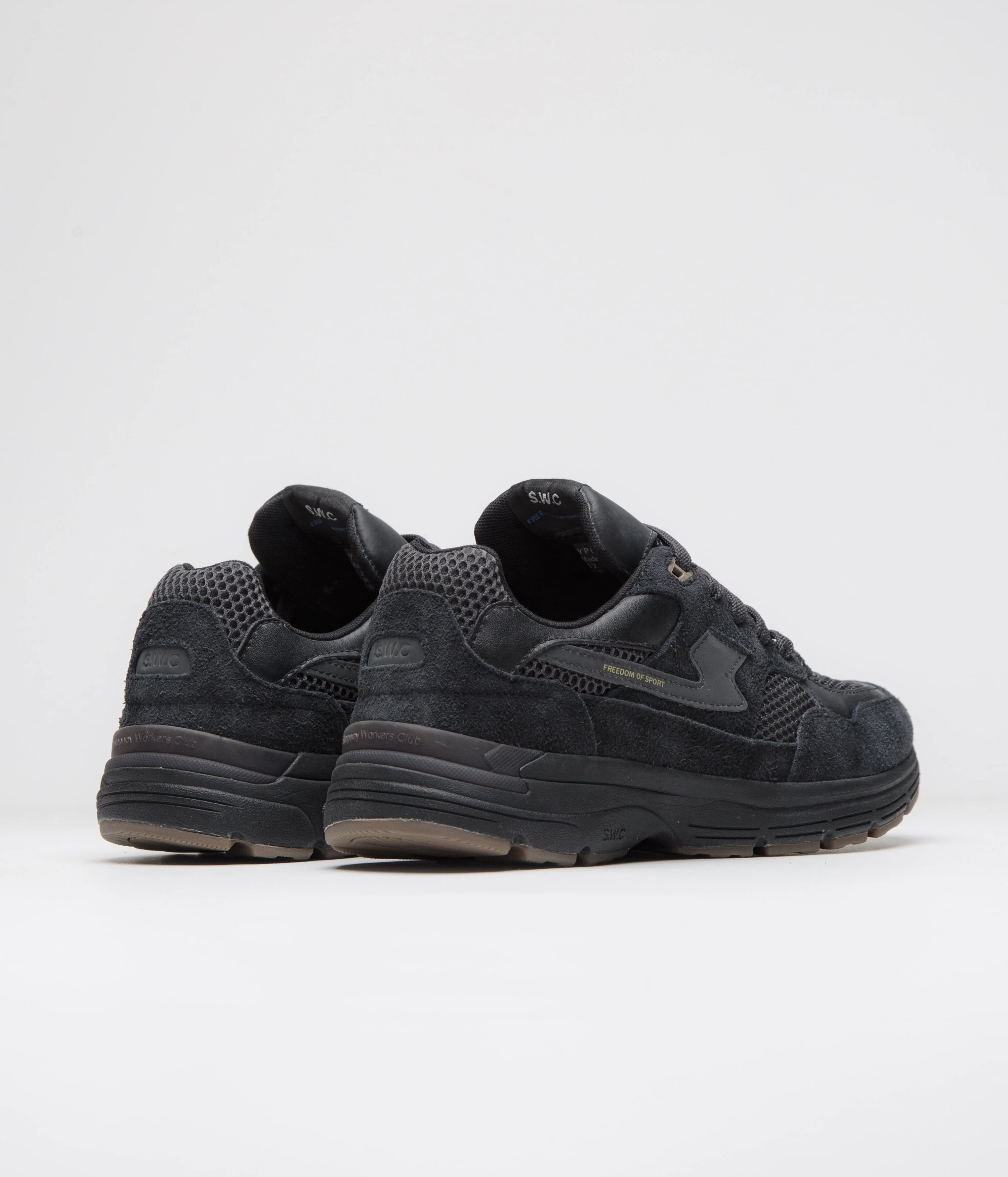 Stepney Workers Club Amiel S-Strike Geo-Merged Shoes - Tech Black - Image 4