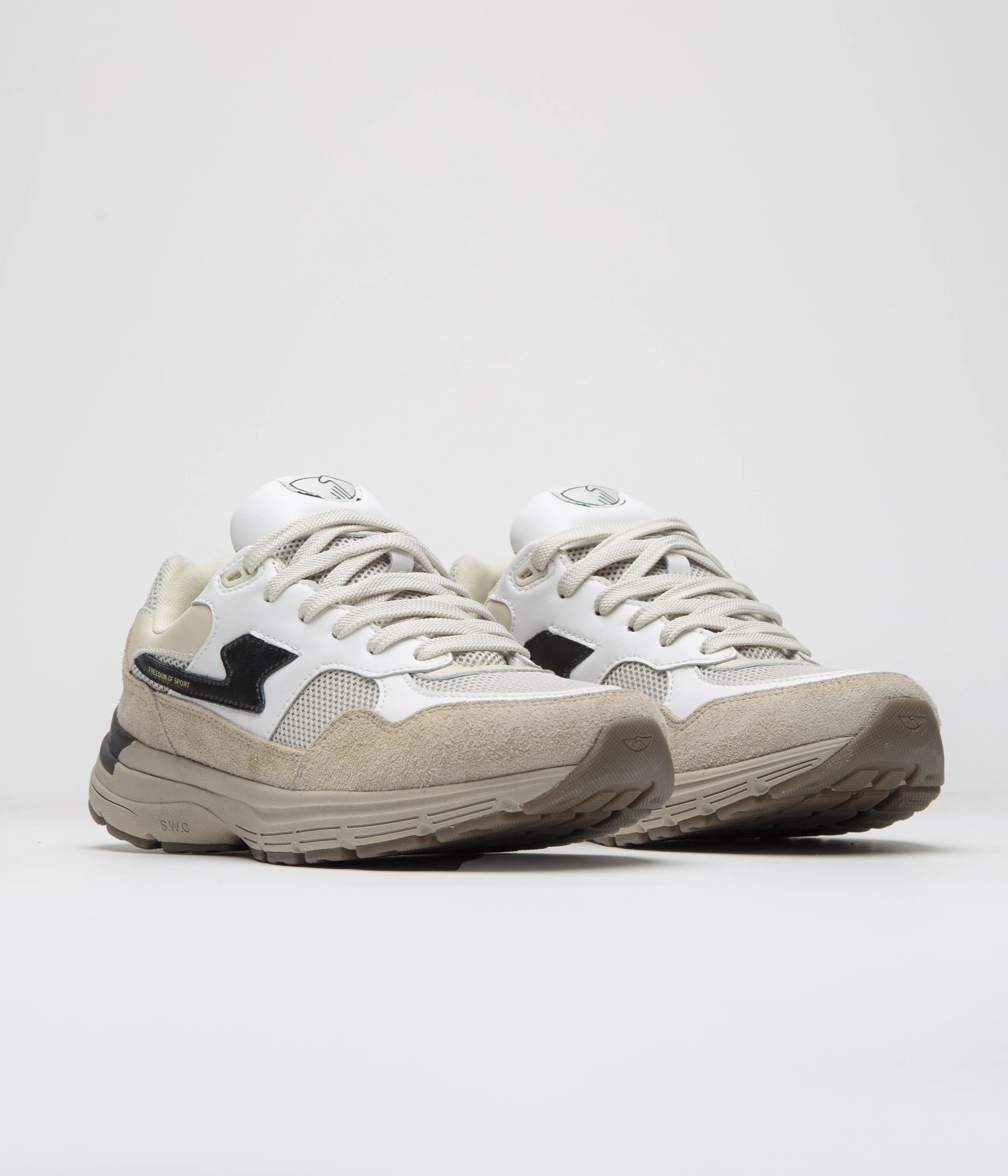 Stepney Workers Club Amiel S-Strike Geo-Merged Shoes - Winter / White - Image 2