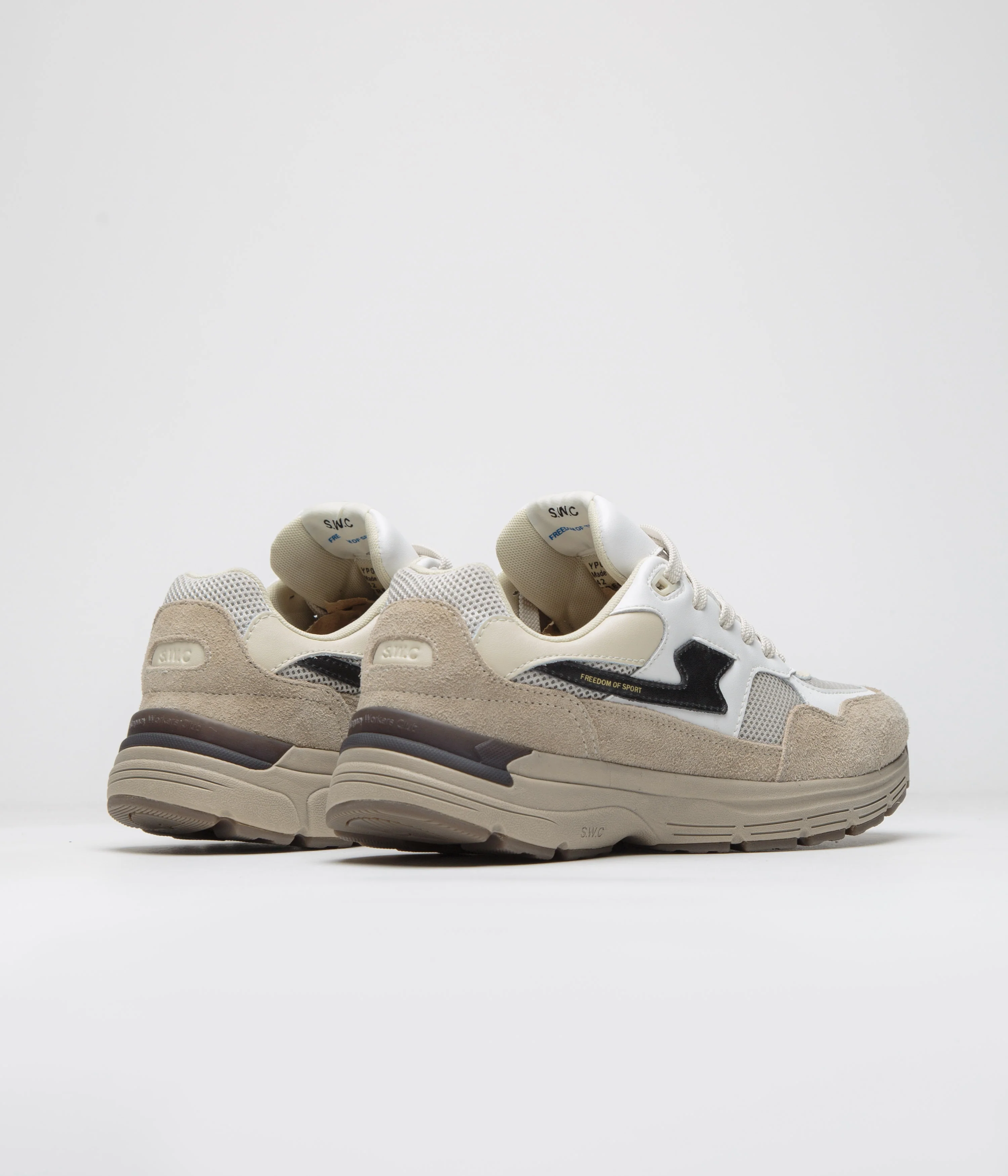 Stepney Workers Club Amiel S-Strike Geo-Merged Shoes - Winter / White - Image 4