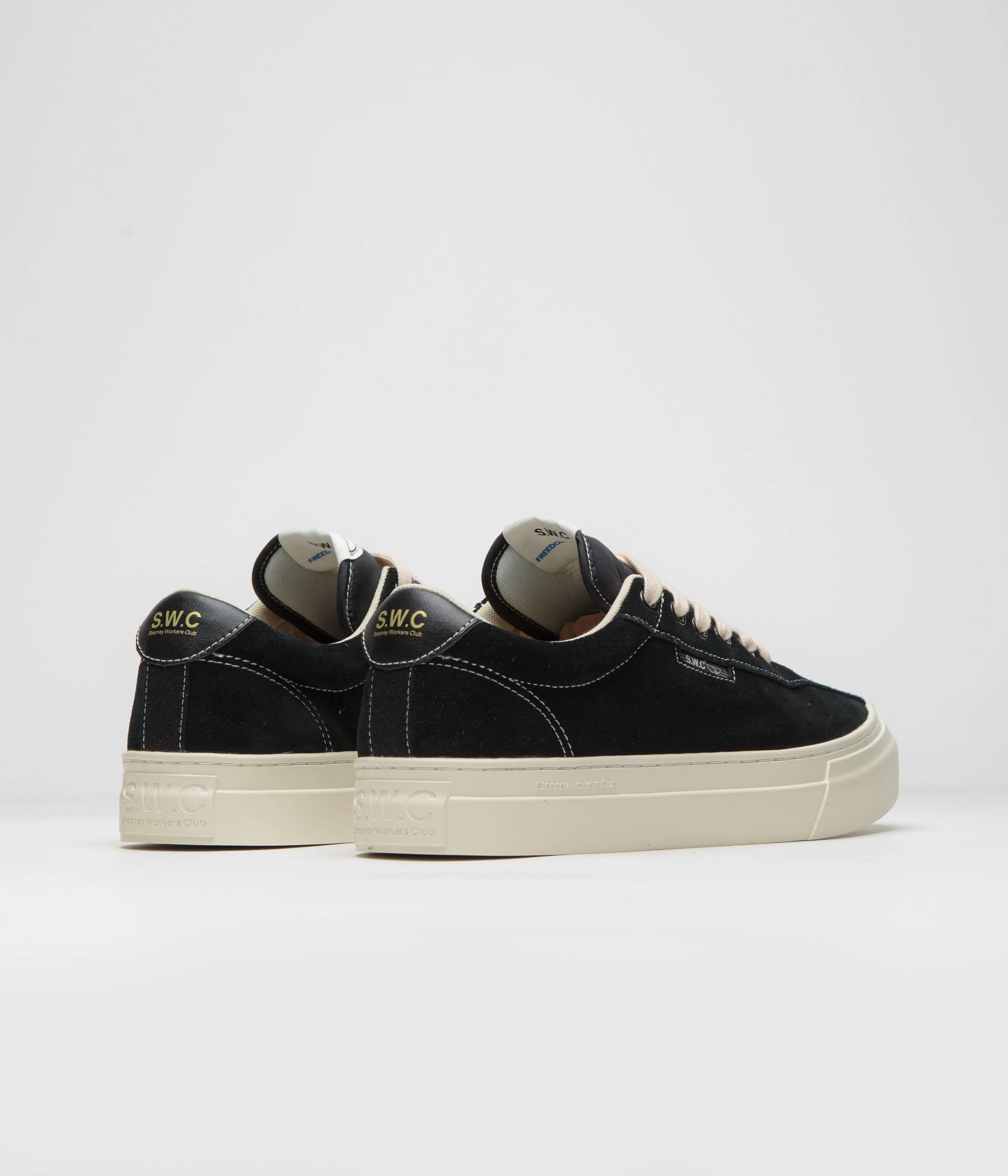 Stepney Workers Club Dellow 02 Cup Shoes - Black / White - Image 4