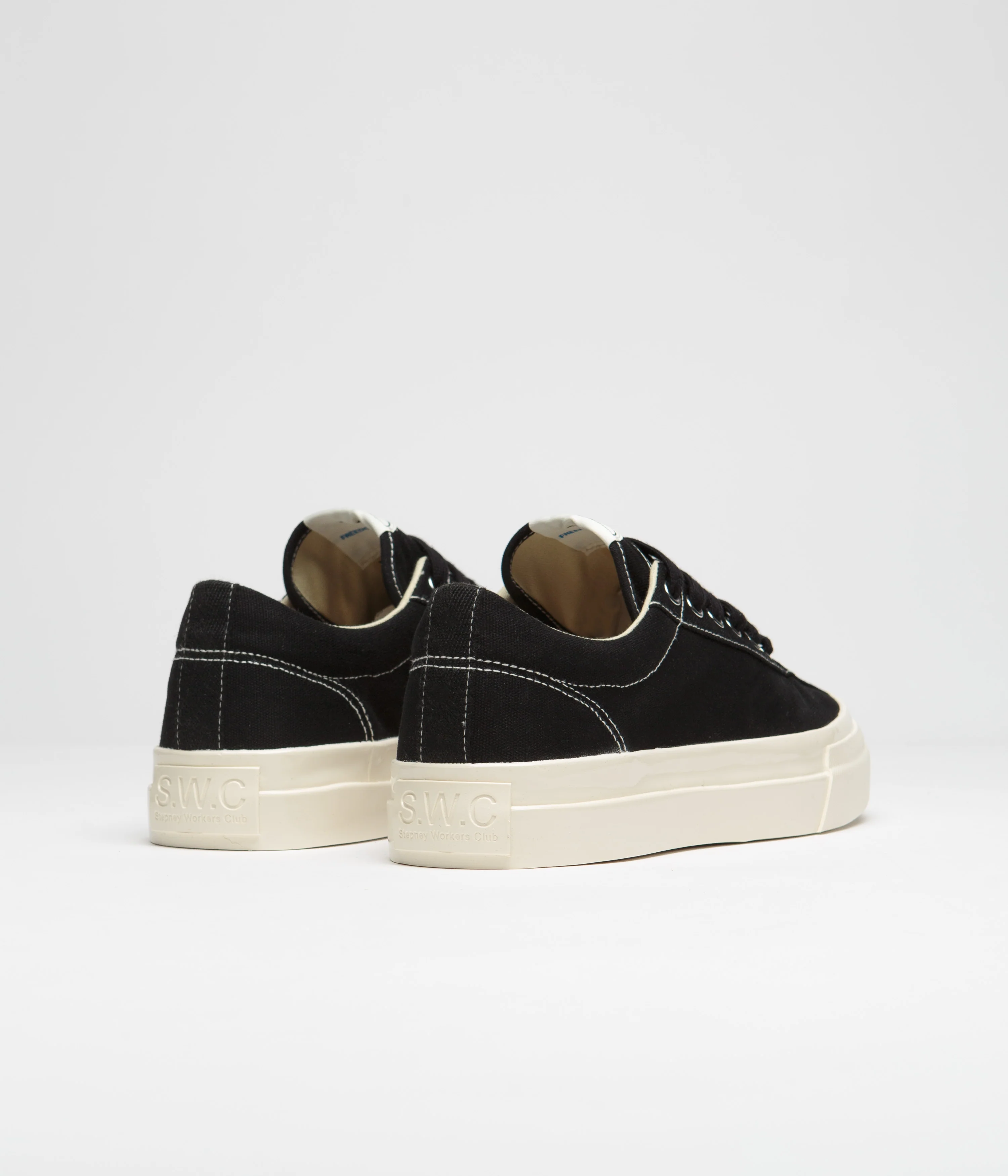 Stepney Workers Club Dellow Canvas Shoes - Black - Image 4