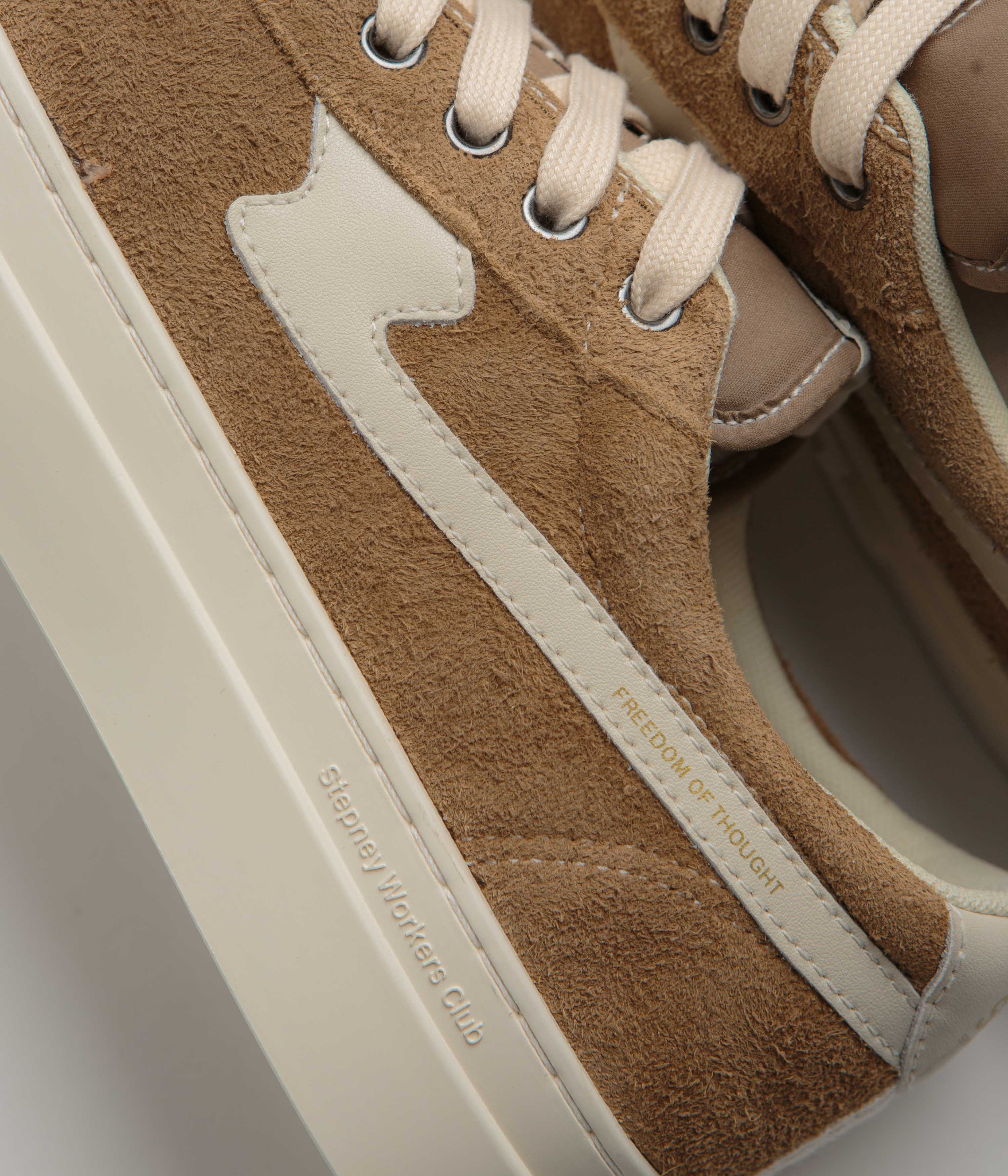 Stepney Workers Club Dellow S-Strike Cup Geo-Merged Shoes - Brown - Image 4