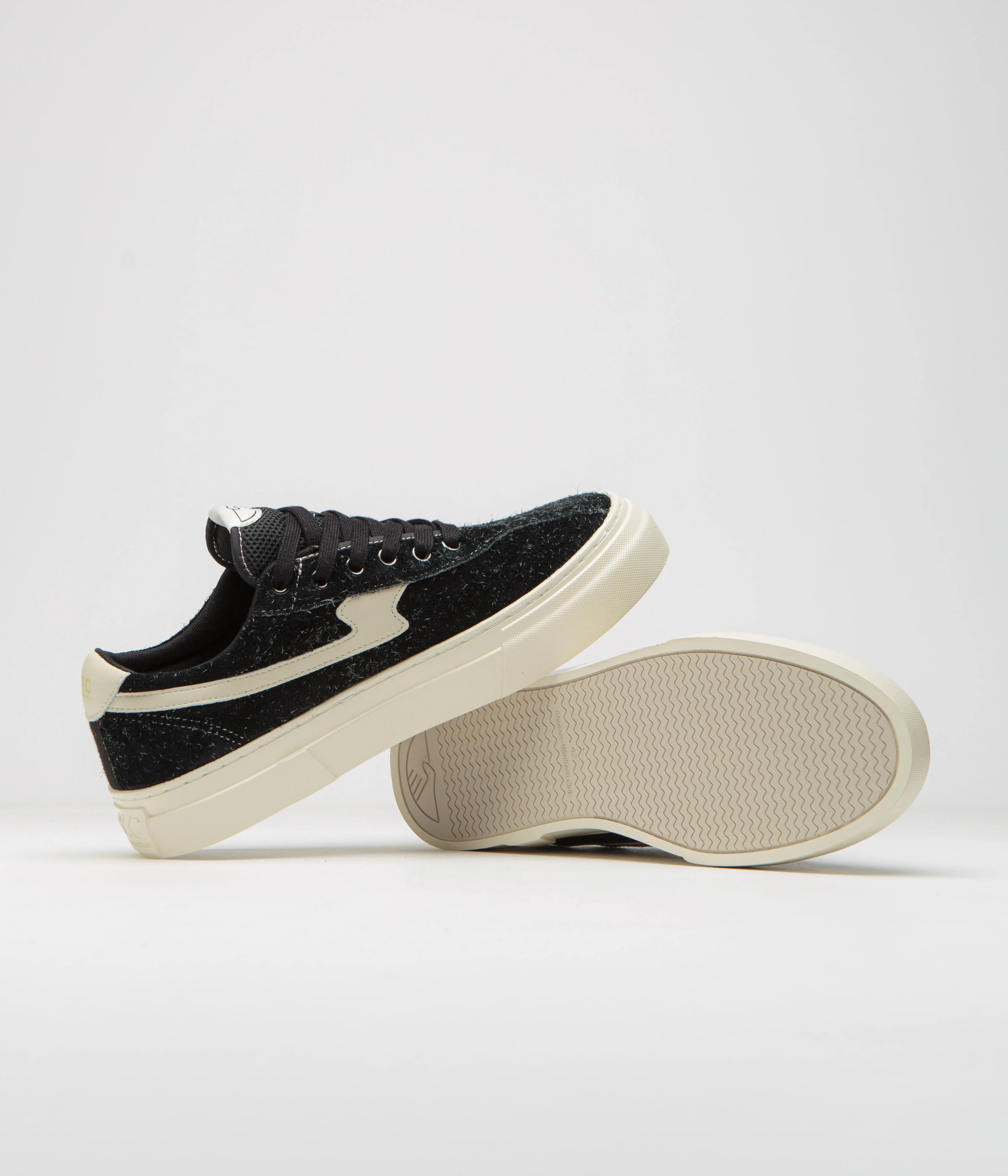 Stepney Workers Club Dellow S-Strike Cup Raw Suede Shoes - Black - Image 5
