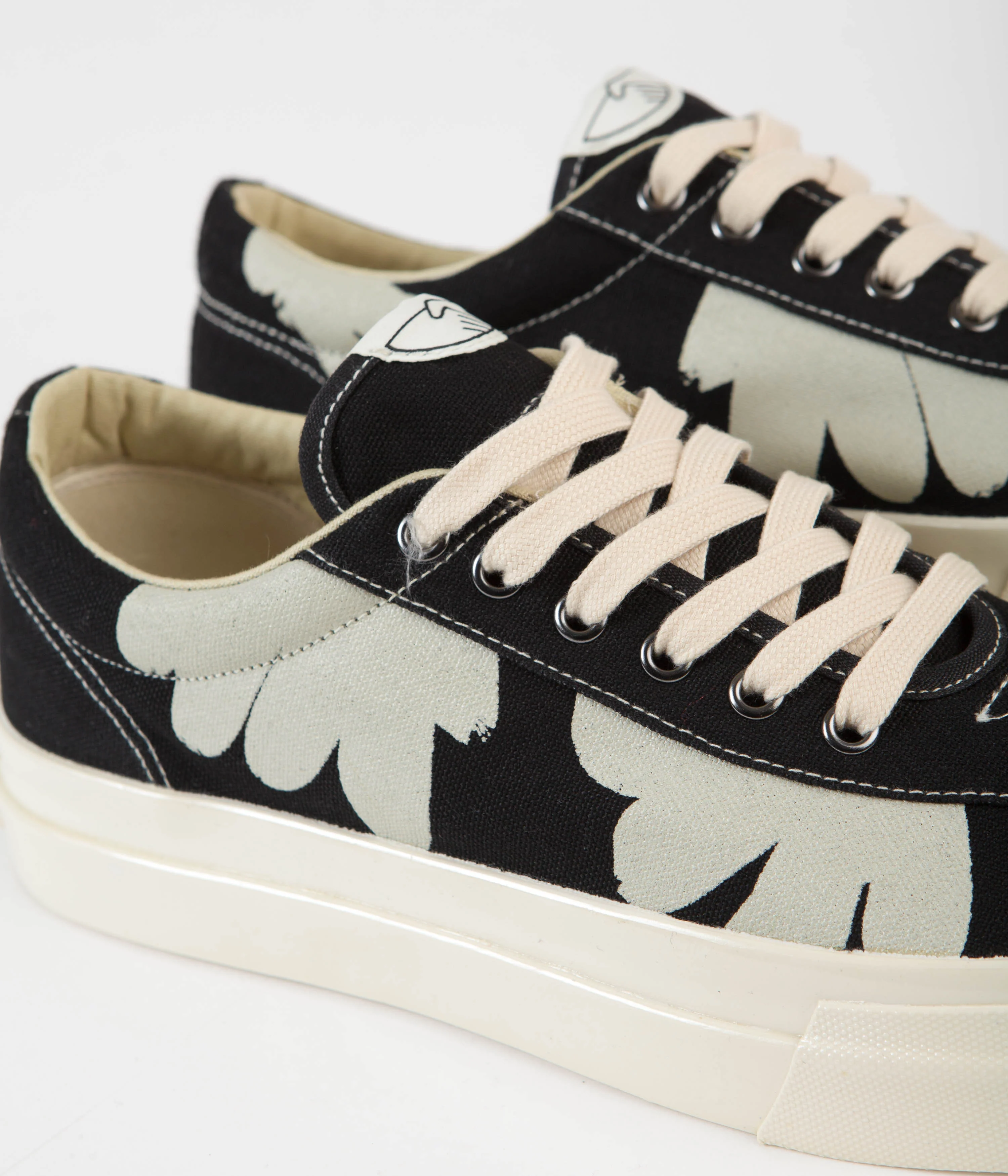 Stepney Workers Club Dellow Shroom Hands Shoes - Black / White - Image 3