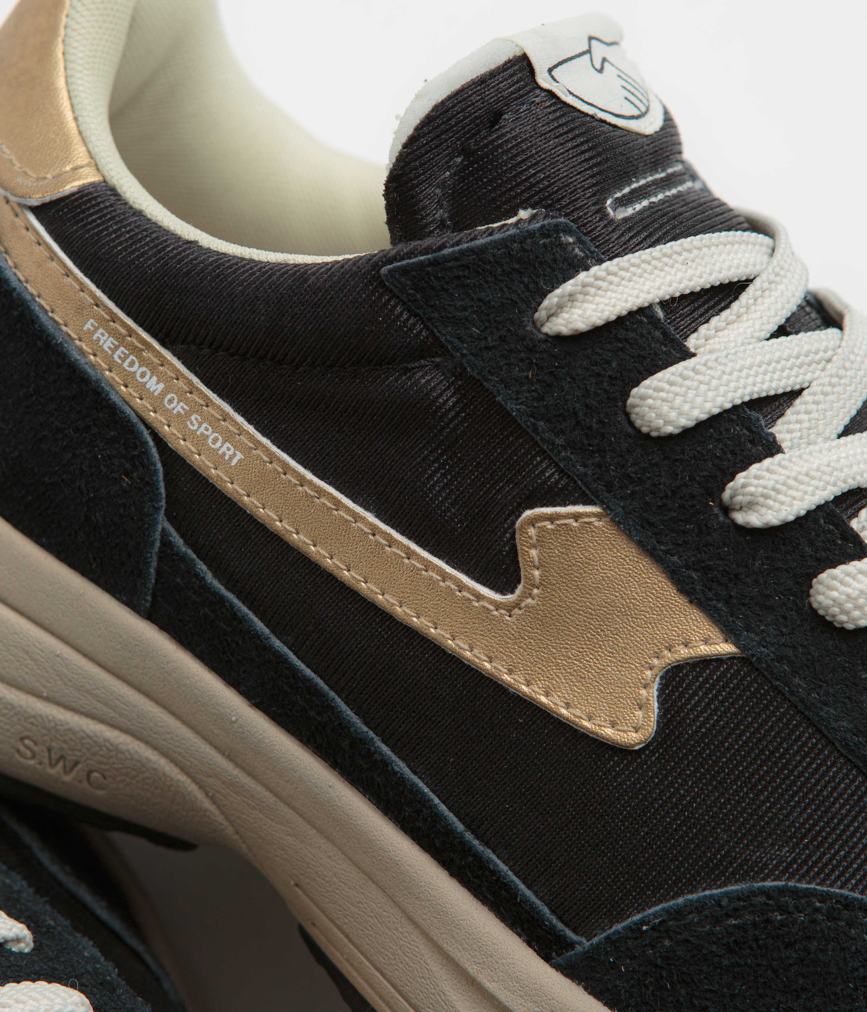 Stepney Workers Club Osier S-Strike Geo-Merged Shoes - Black / Gold - Image 3
