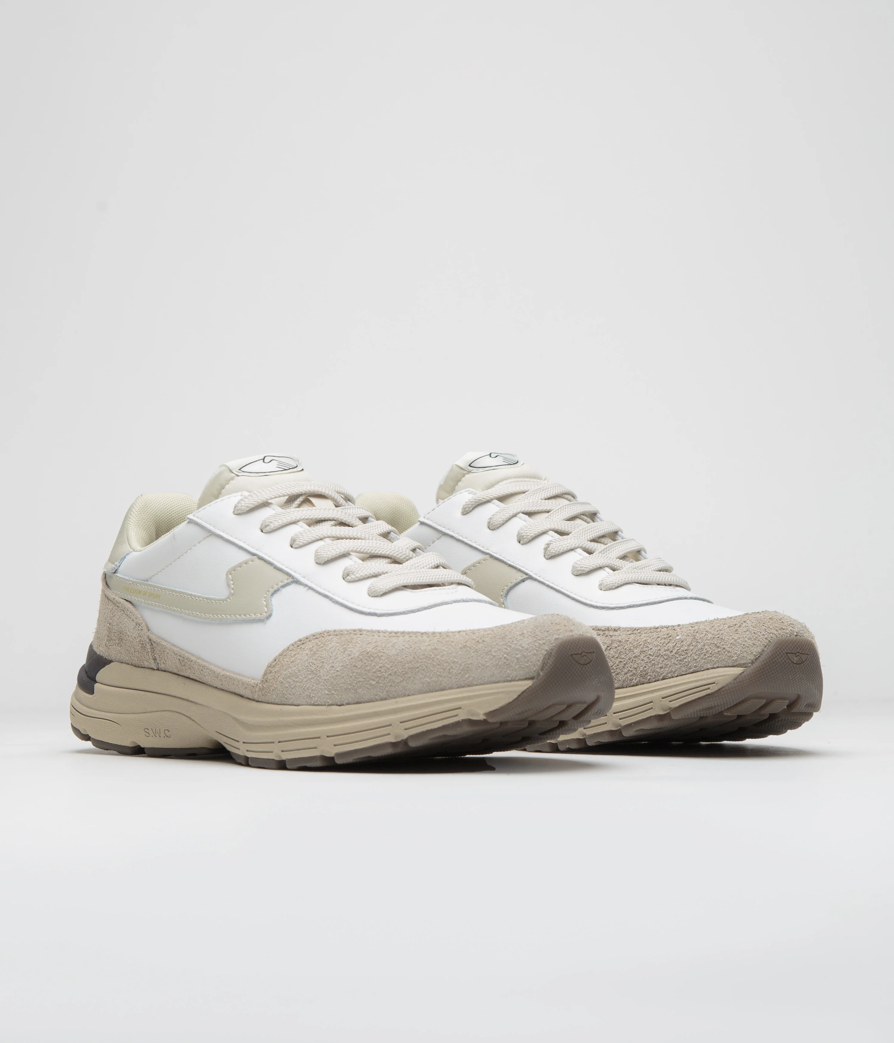 Stepney Workers Club Osier S-Strike Geo-Merged Shoes - Winter / White - Image 2