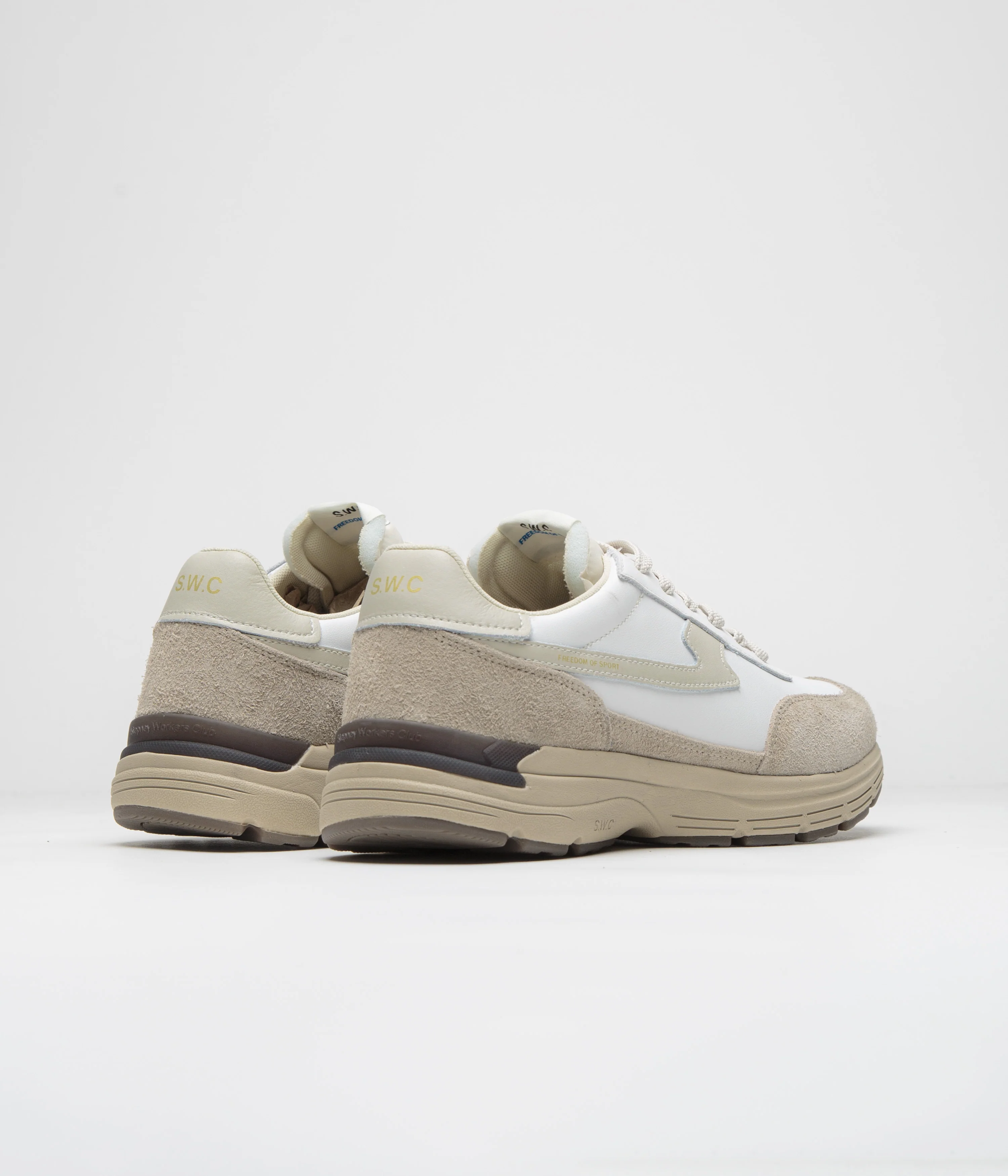 Stepney Workers Club Osier S-Strike Geo-Merged Shoes - Winter / White - Image 4
