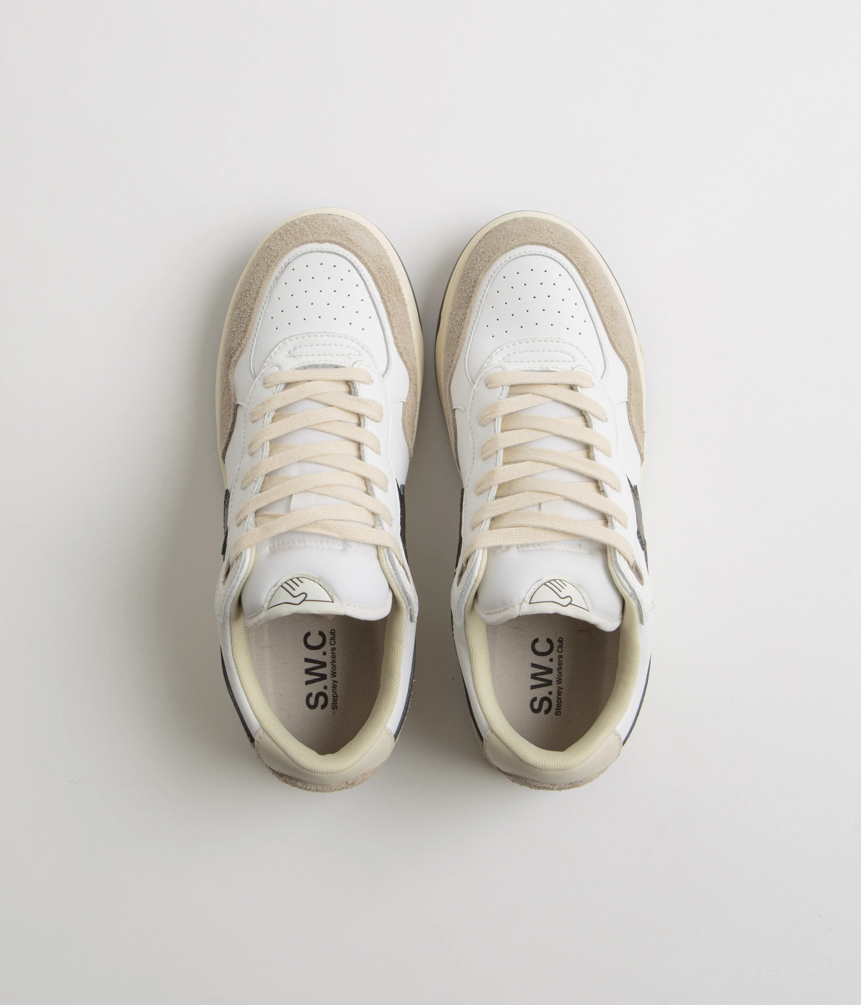 Stepney Workers Club Osier S-Strike Geo-Merged Shoes - Winter / White - Image 7