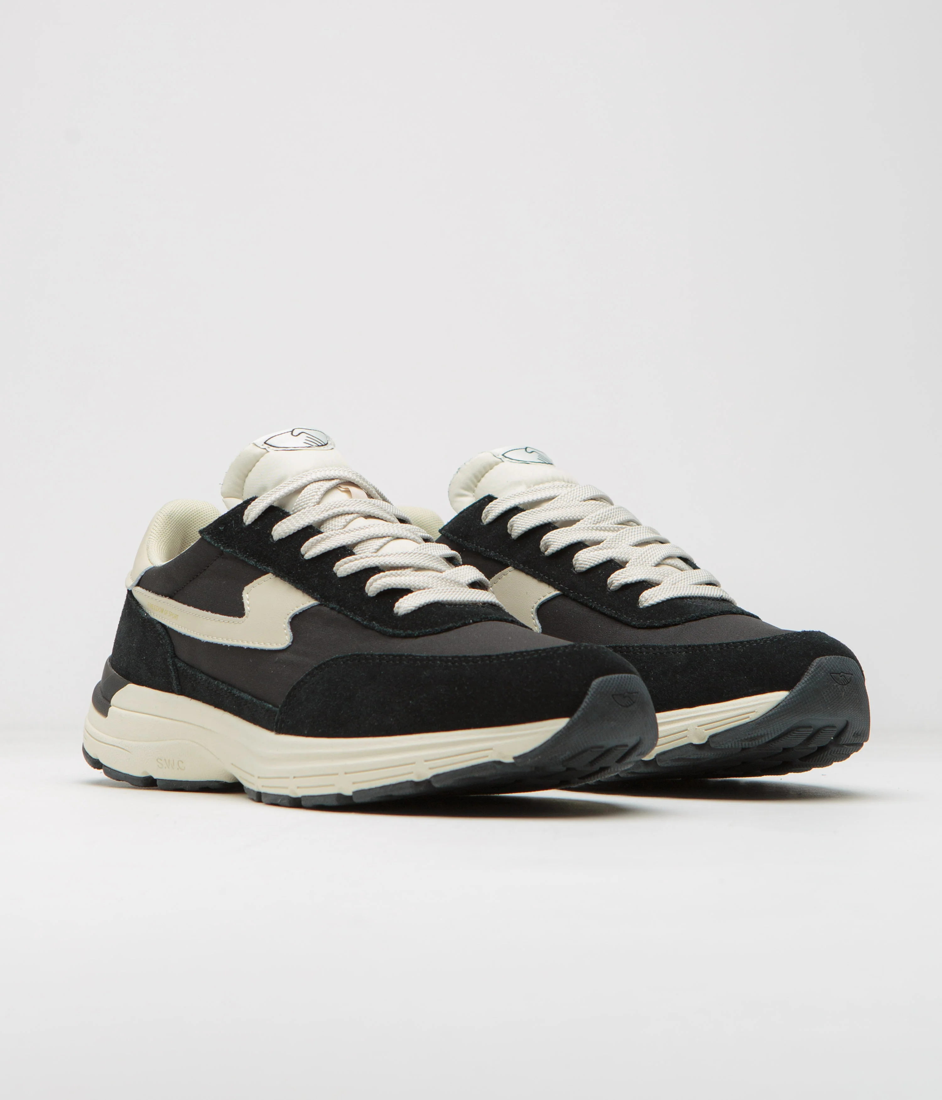 Stepney Workers Club Osier S-Strike Suede Shoes - Black - Image 2