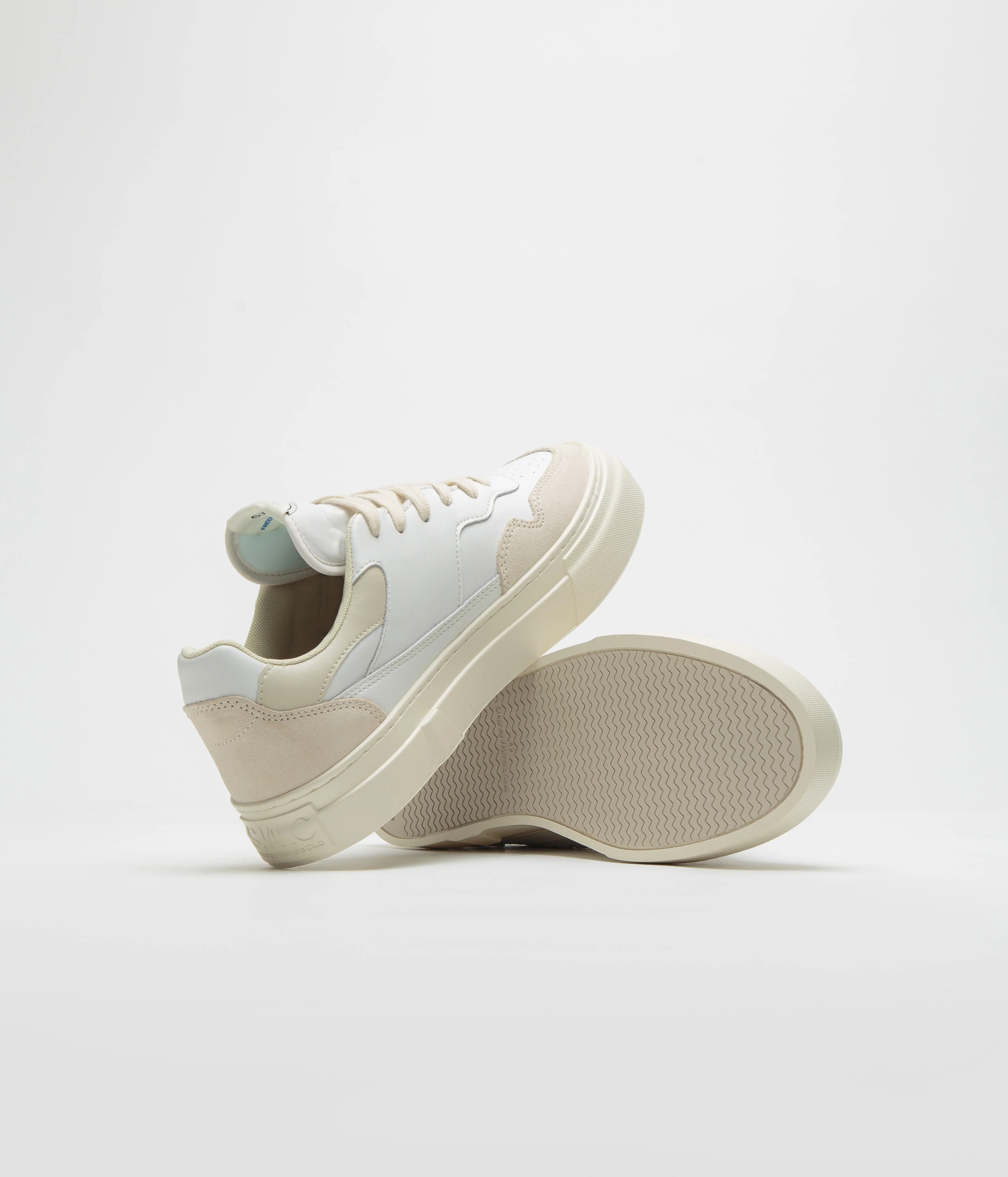 Stepney Workers Club Pearl Leather Shoes - Spring White - Image 5