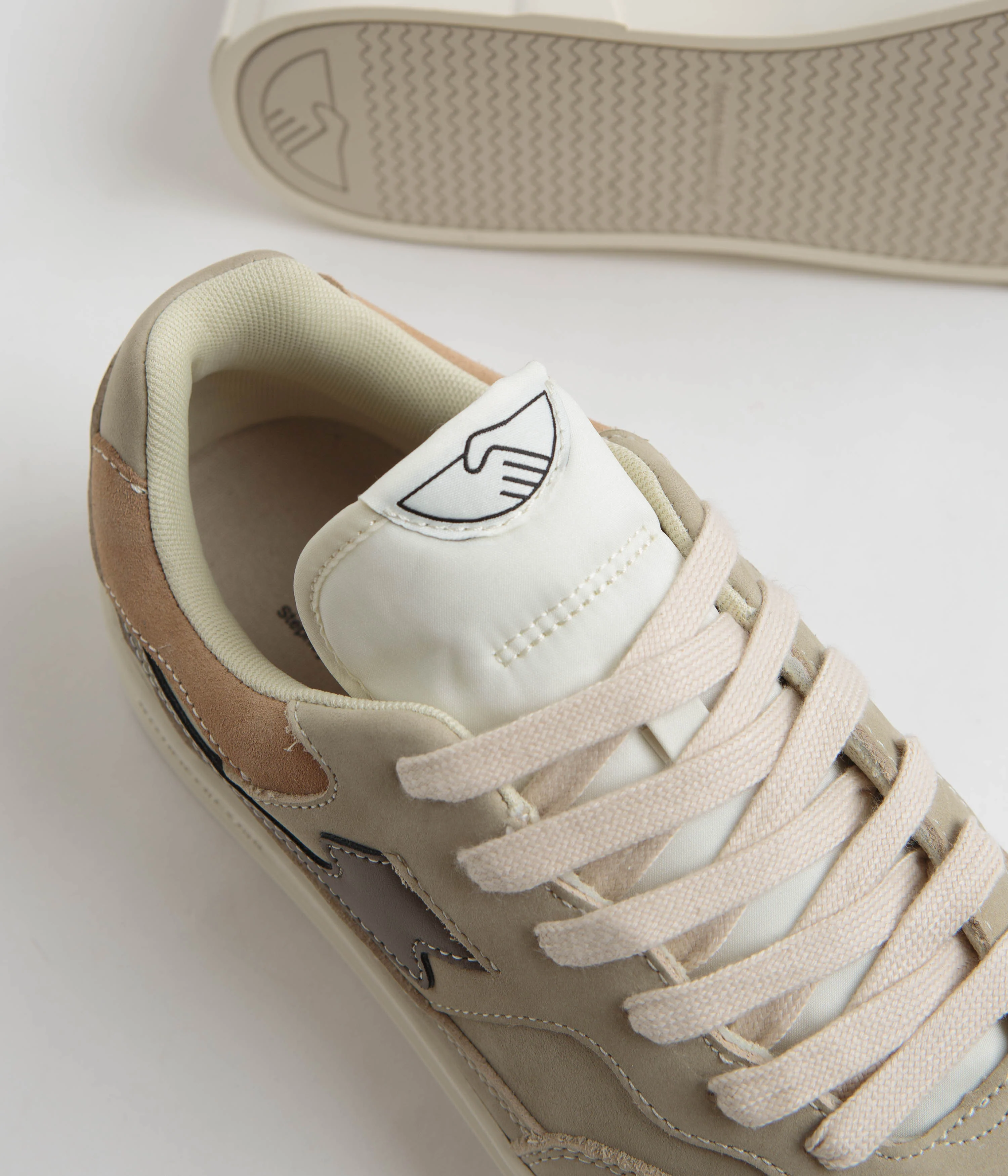 Stepney Workers Club Pearl S-Strike Nubuck Shoes - Sand - Image 4
