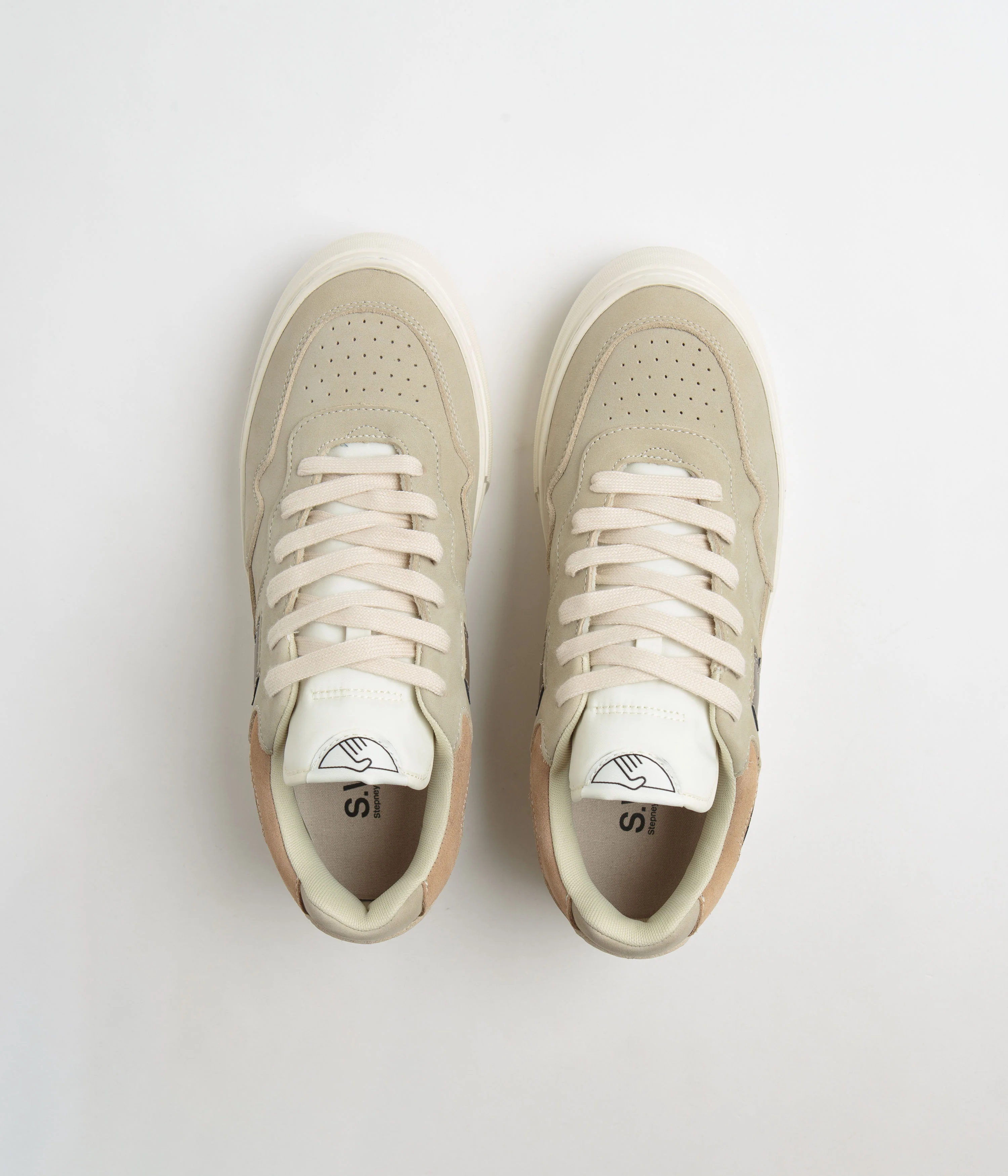 Stepney Workers Club Pearl S-Strike Nubuck Shoes - Sand - Image 7