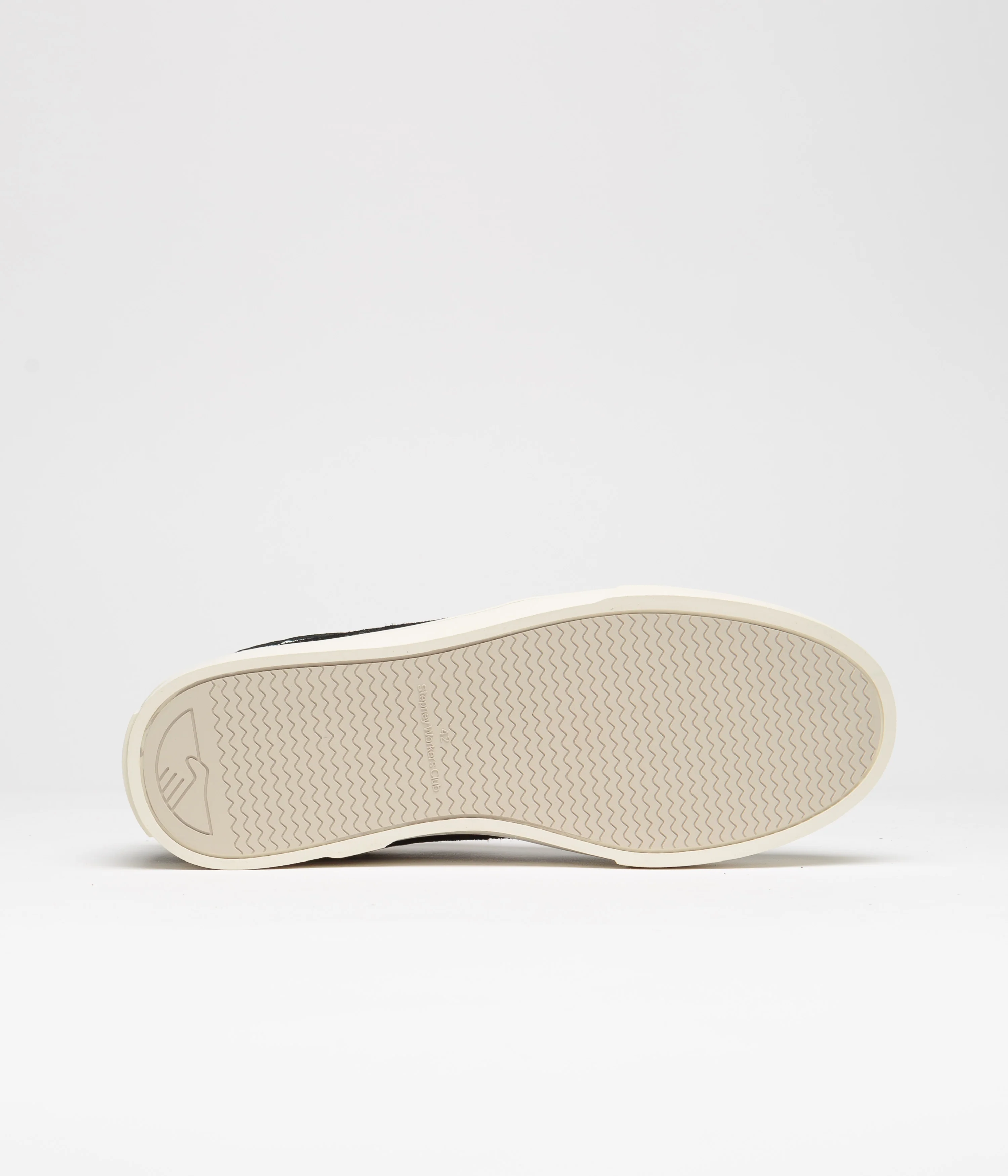 Stepney Workers Club Pearl S-Strike Suede Shoes - White / Black - Image 6