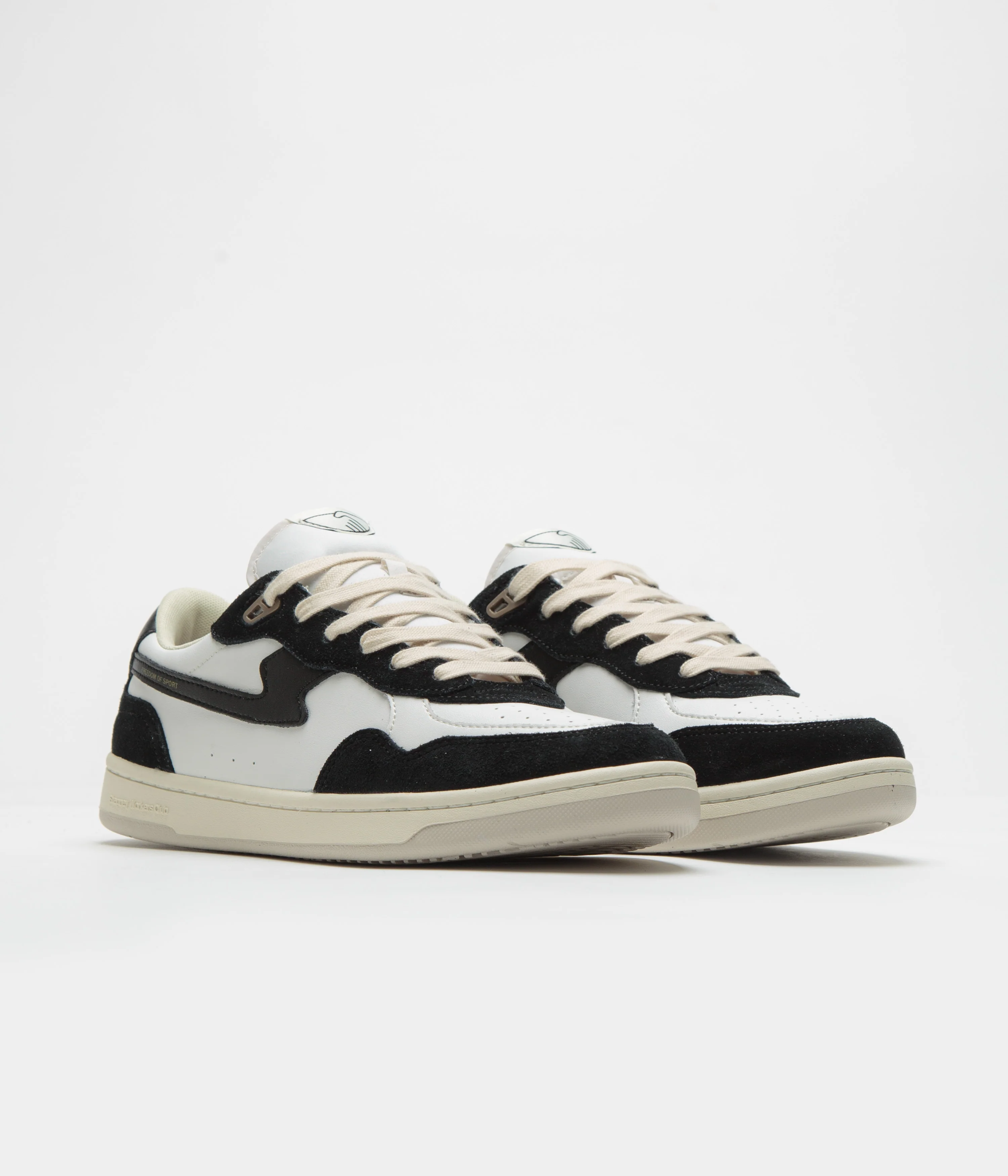 Stepney Workers Club Pro Cup 01 S-Strike Leather Shoes - Black White - Image 3