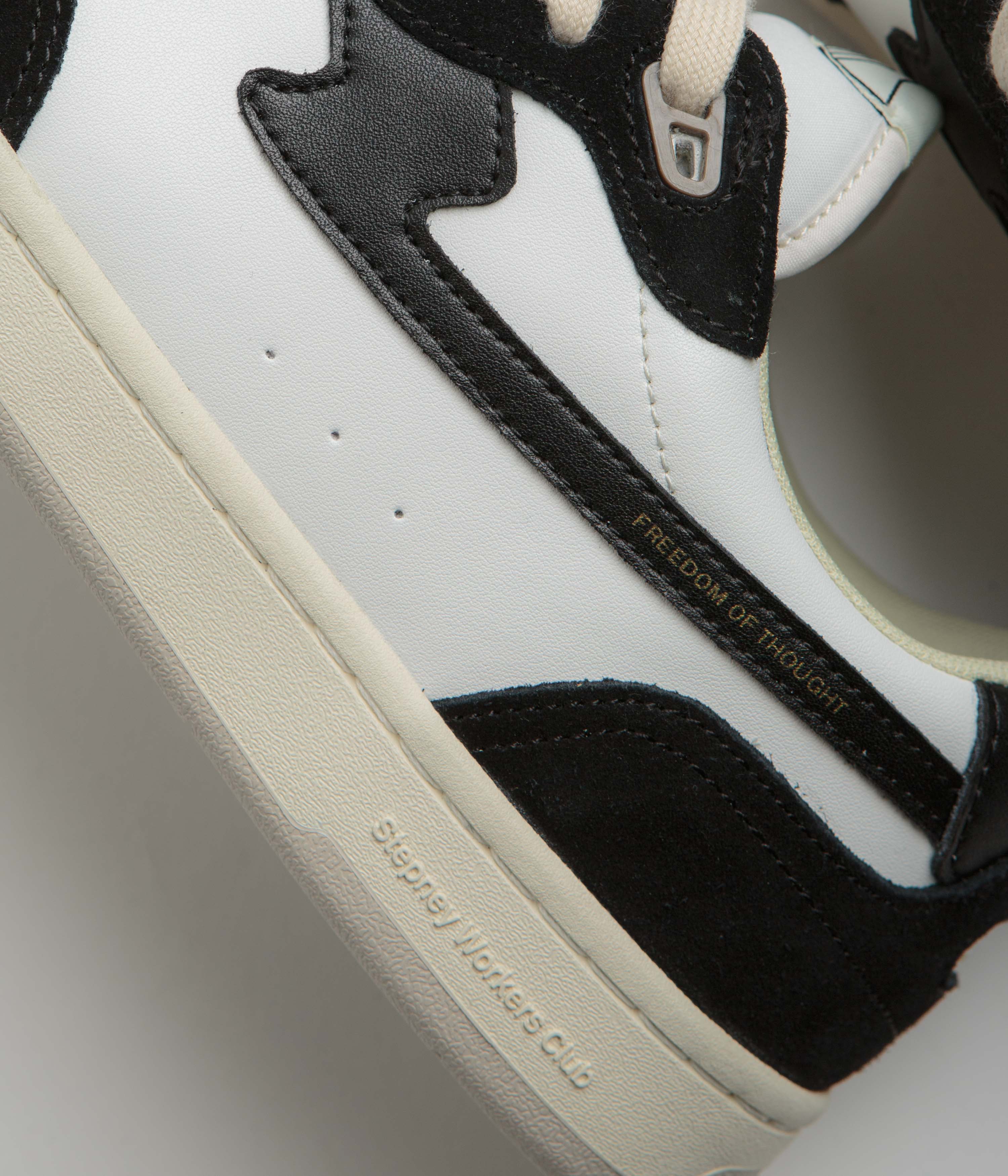 Stepney Workers Club Pro Cup 01 S-Strike Leather Shoes - Black White - Image 4