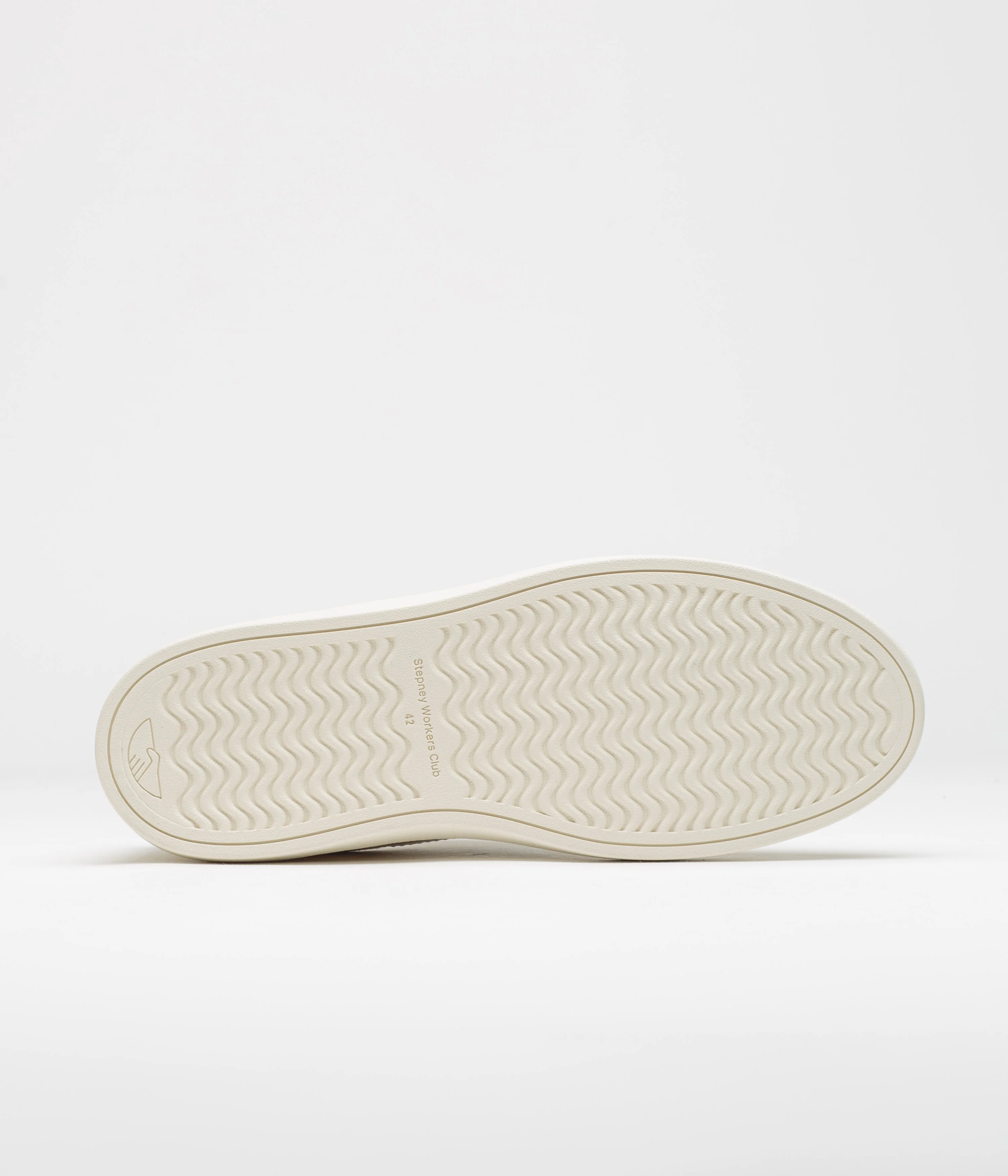 Stepney Workers Club Surma S-Strike Canvas Shoes - Ecru / White - Image 6