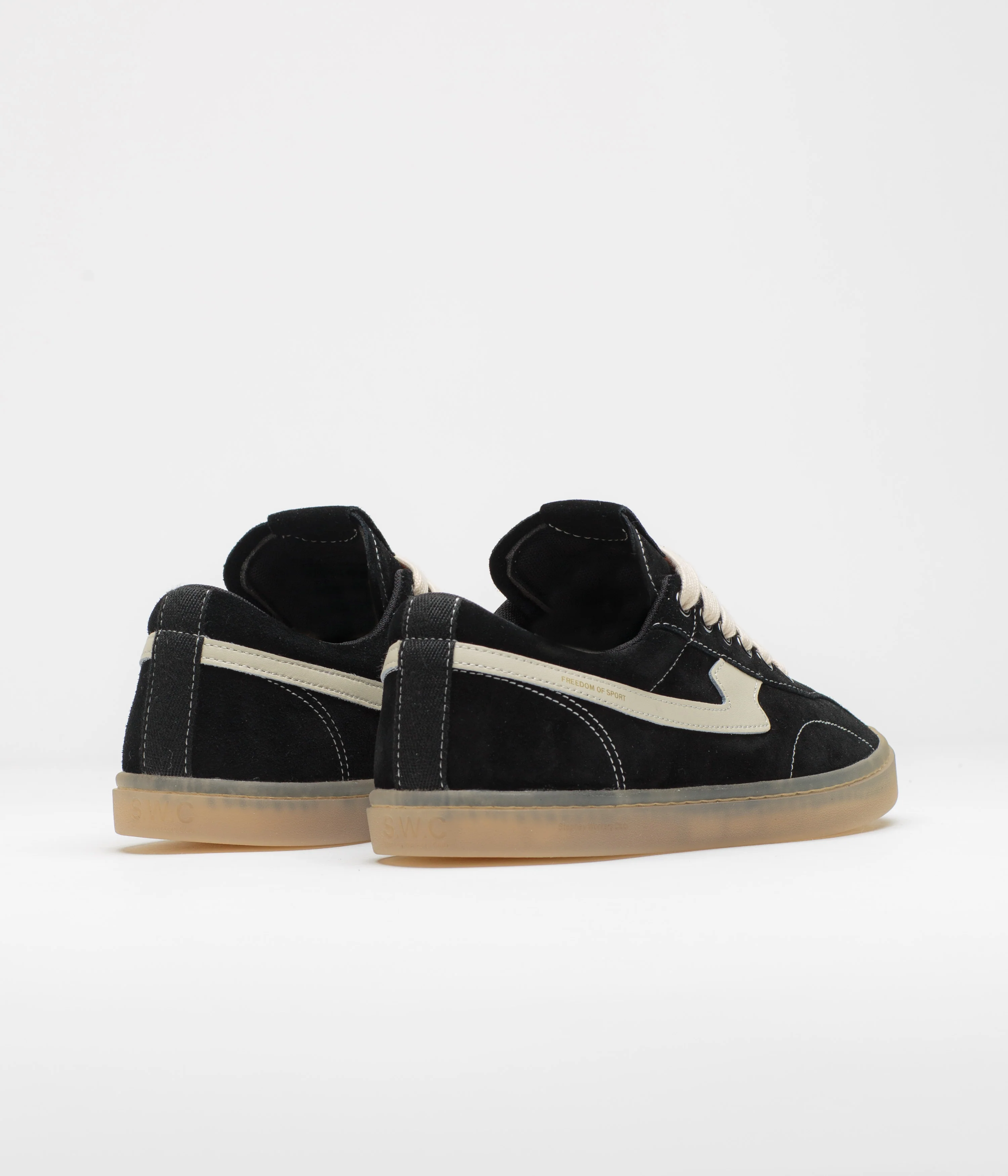 Stepney Workers Club Surma S-Strike Shoes - Black / Ecru - Image 4