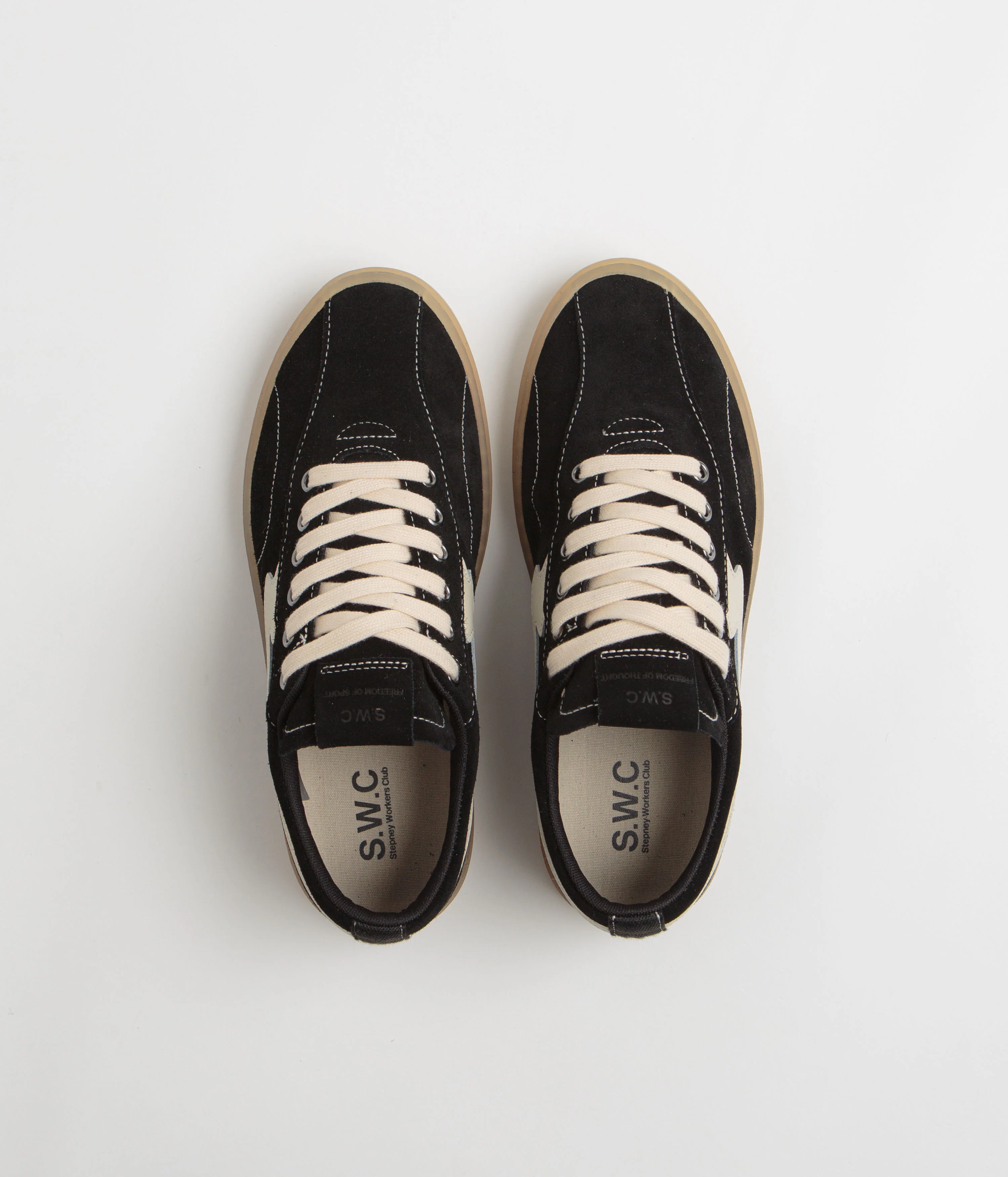 Stepney Workers Club Surma S-Strike Shoes - Black / Ecru - Image 7