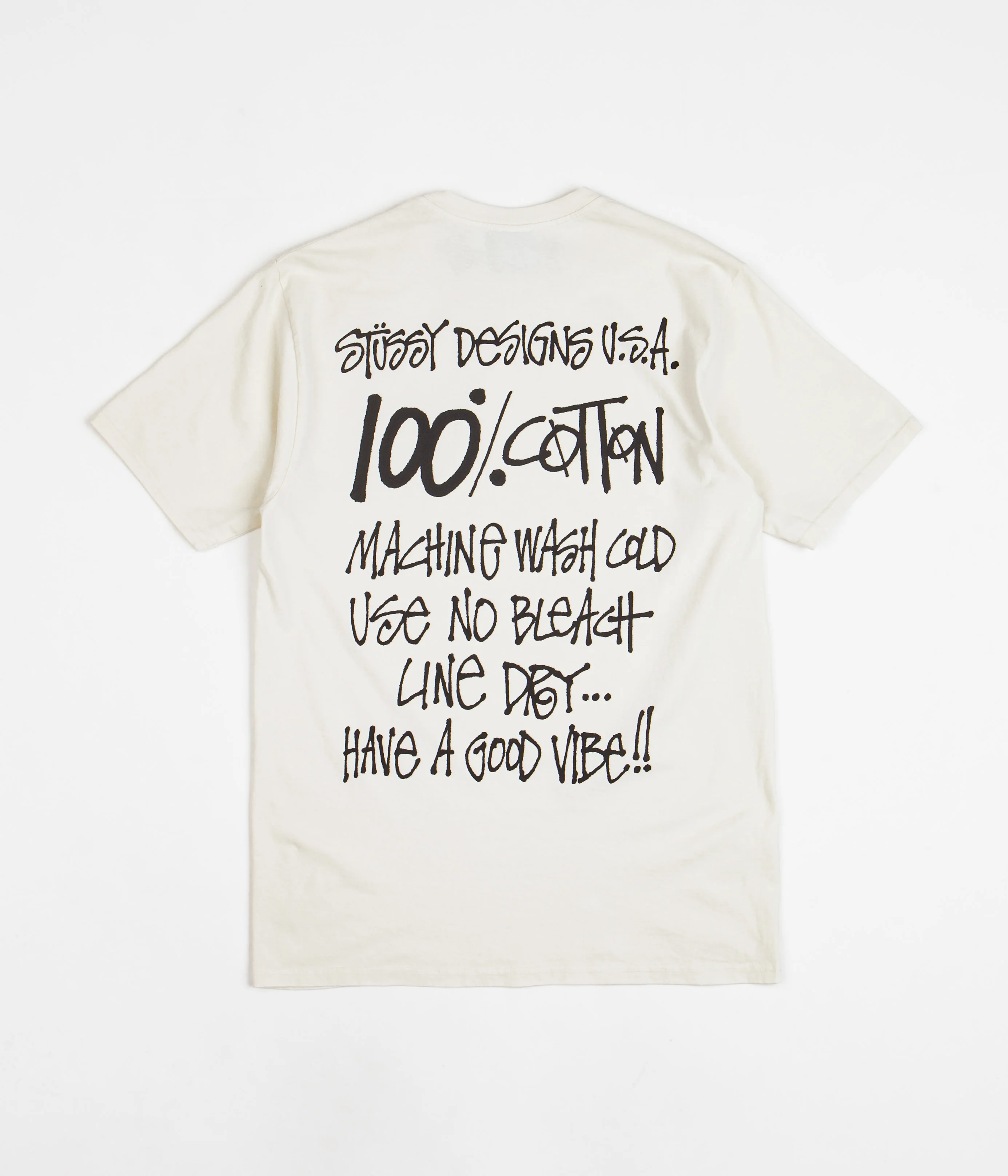 Stussy 100% Pigment Dyed T-Shirt - Natural - Image 6