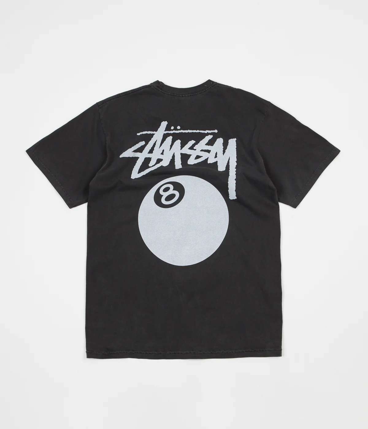 Stussy 8 Ball Pigment Dyed T-Shirt - Black