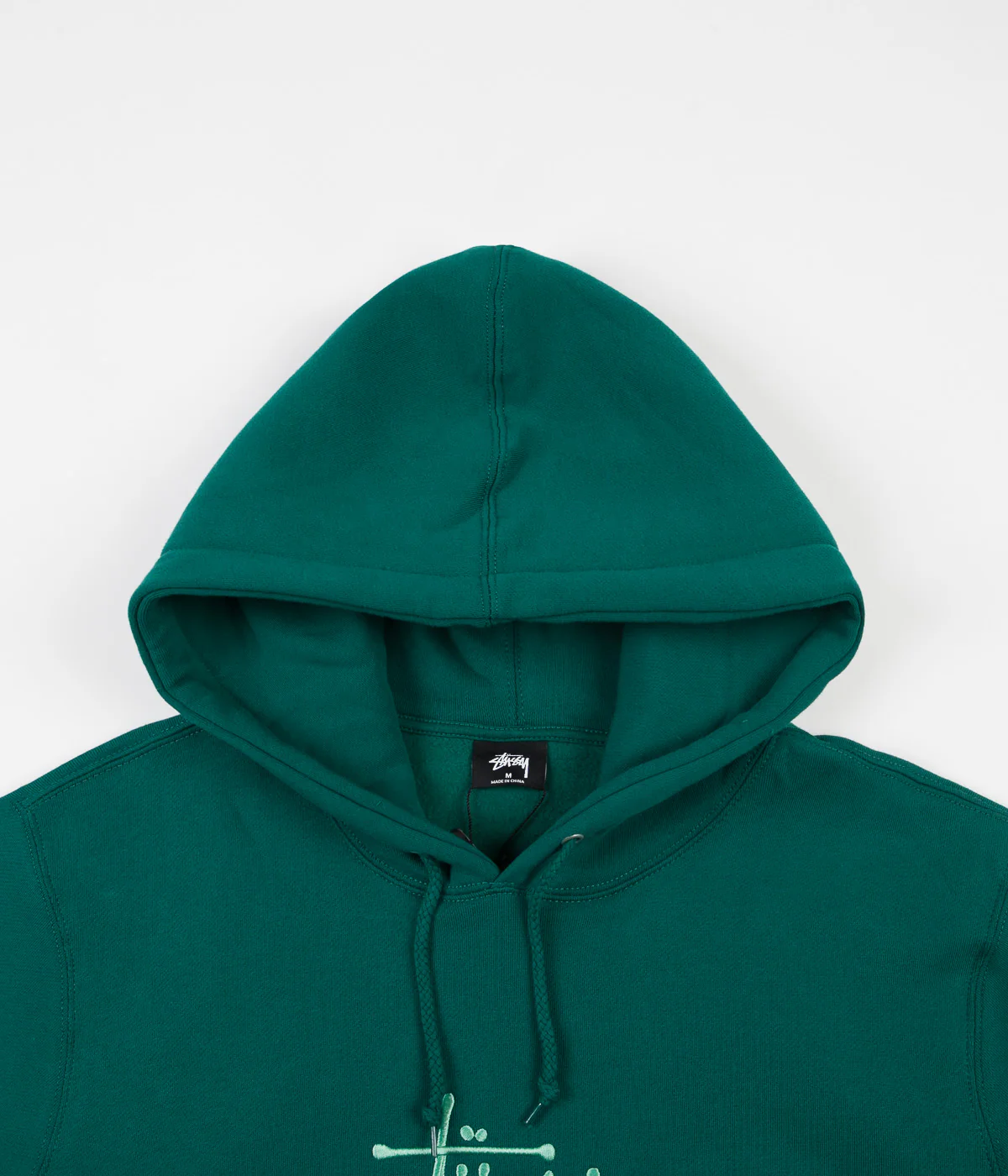 Stussy Basic Copyright Applique Hoodie - Green - Image 4