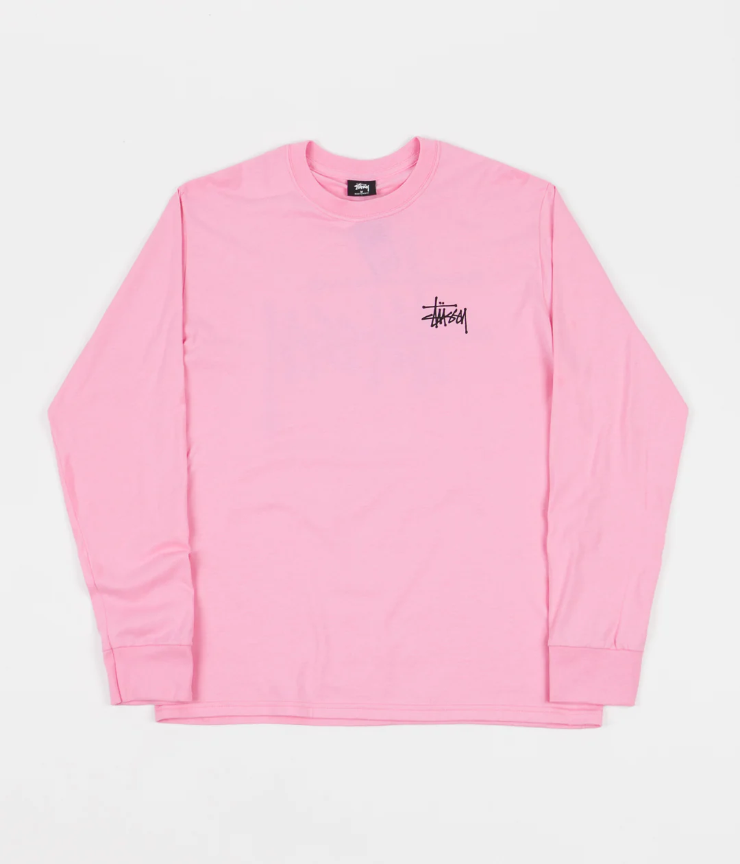 Stussy Basic Stussy Long Sleeve T-Shirt - Pink - Image 2