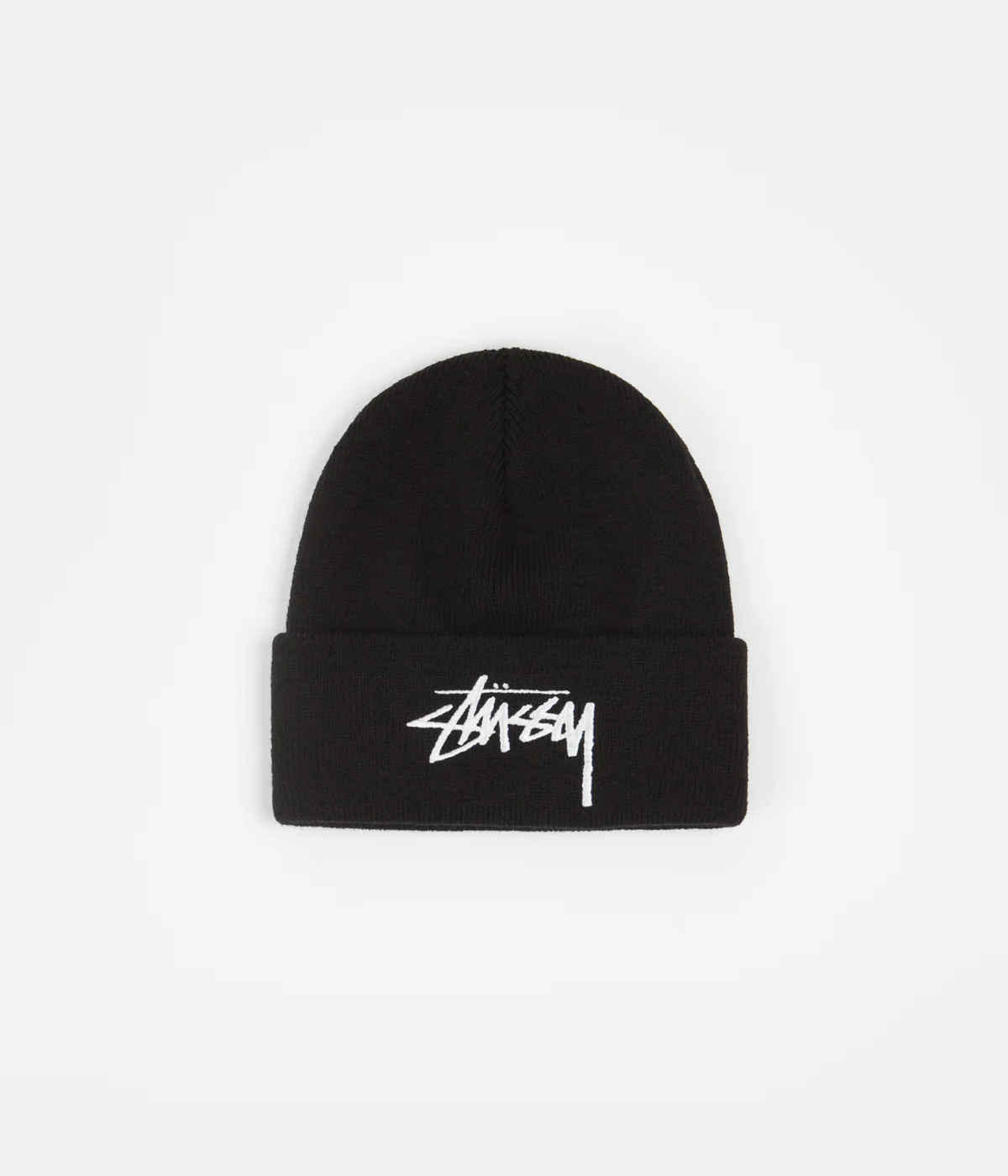 Stussy Big Stock Cuff Beanie - Black