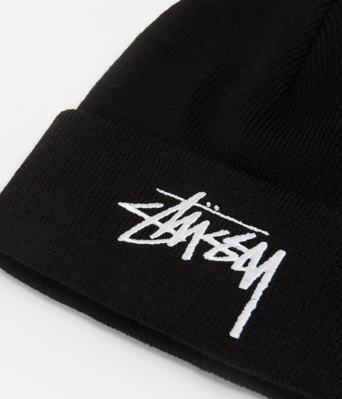 Stussy Big Stock Cuff Beanie - Black - Image 2