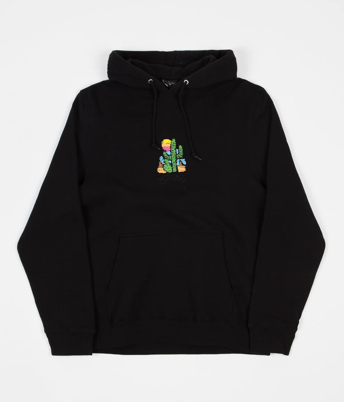 Stussy Cactus Applique Hoodie - Black