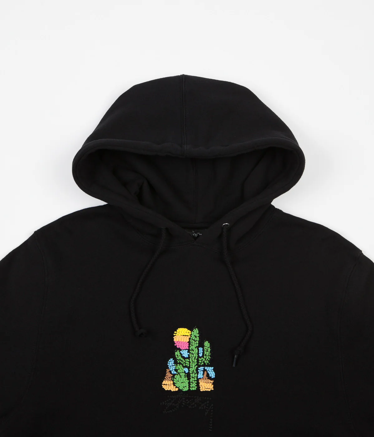 Stussy Cactus Applique Hoodie - Black - Image 2