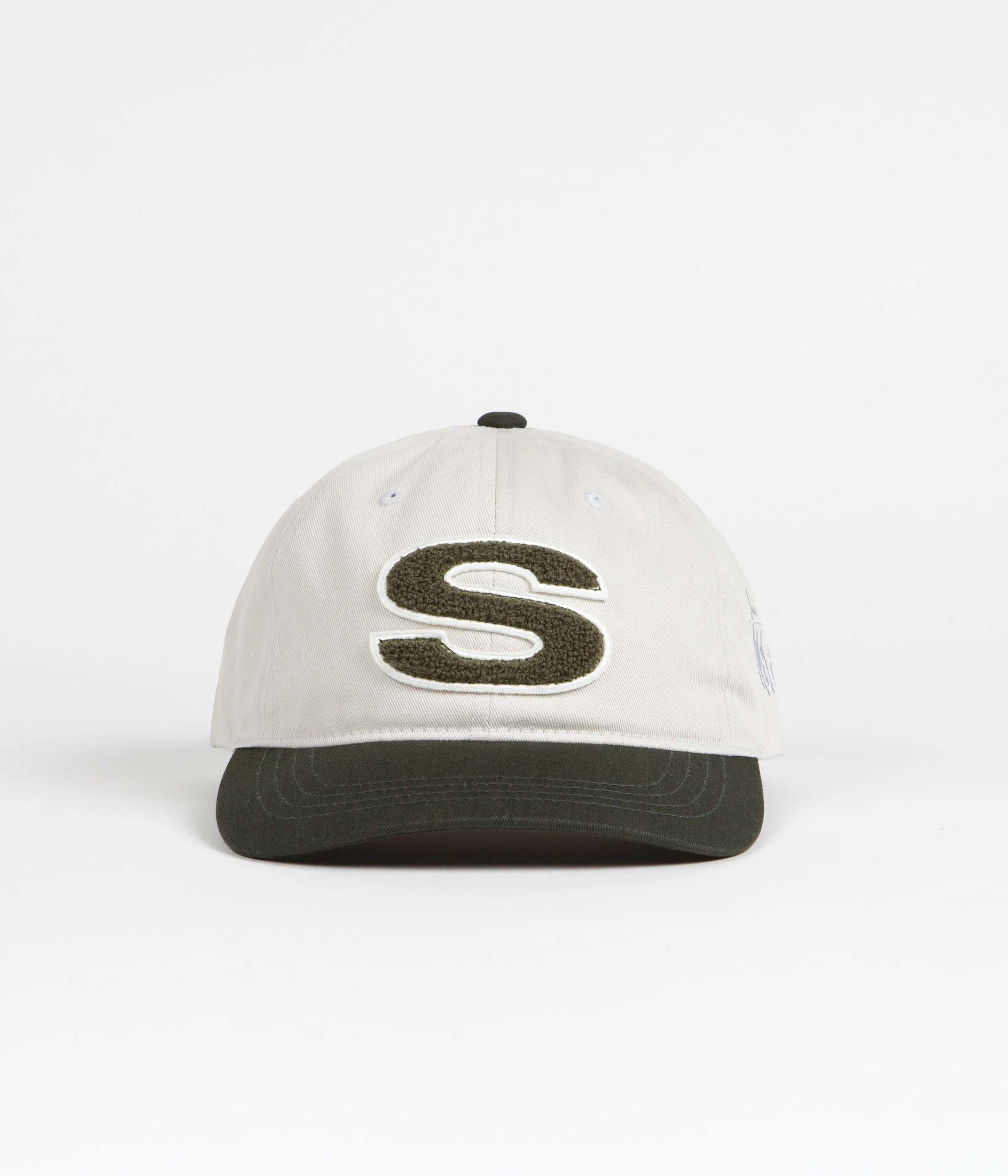 Stussy Chenille S Low Pro Cap - Bone - Image 2