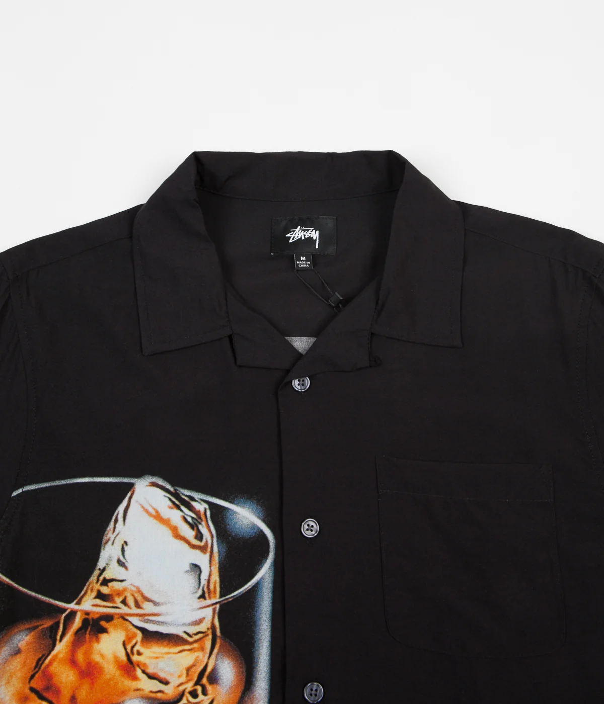 Stussy Cocktail Short Sleeve Shirt - Black - Image 5