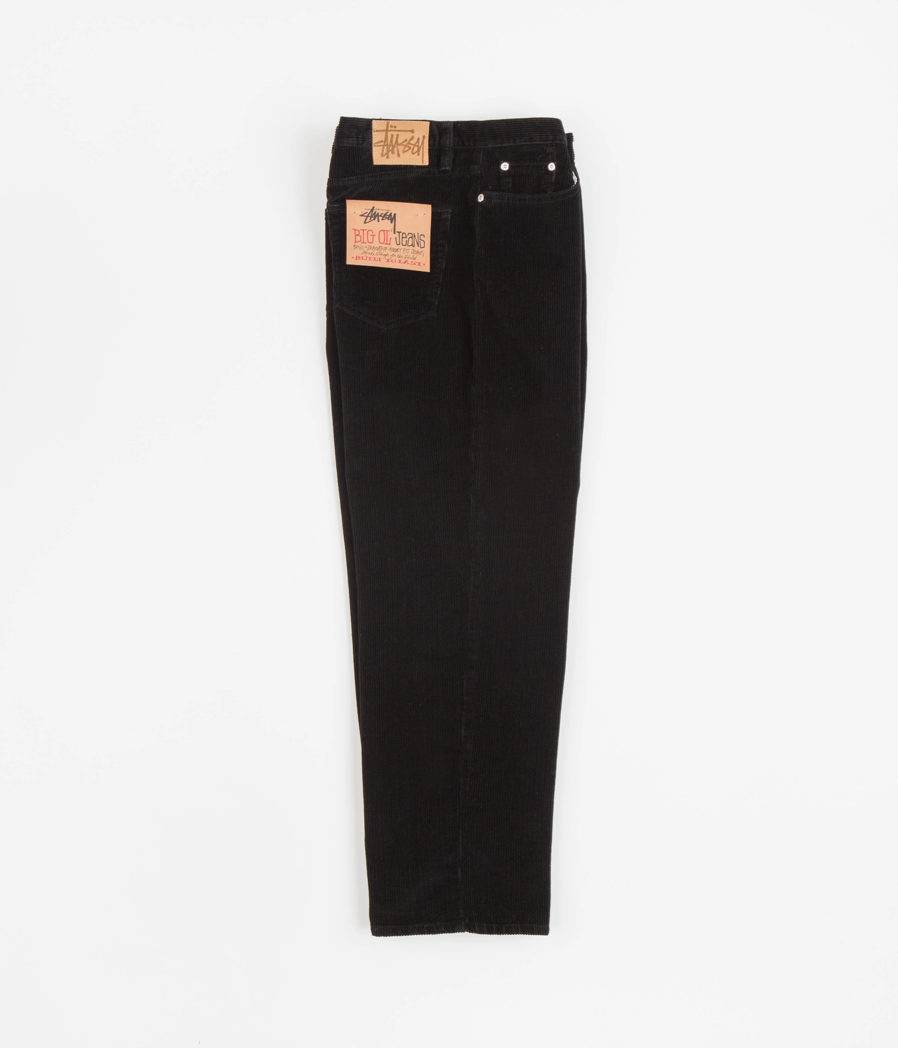 Stussy Corduroy Big Ol Jeans - Black - Image 2
