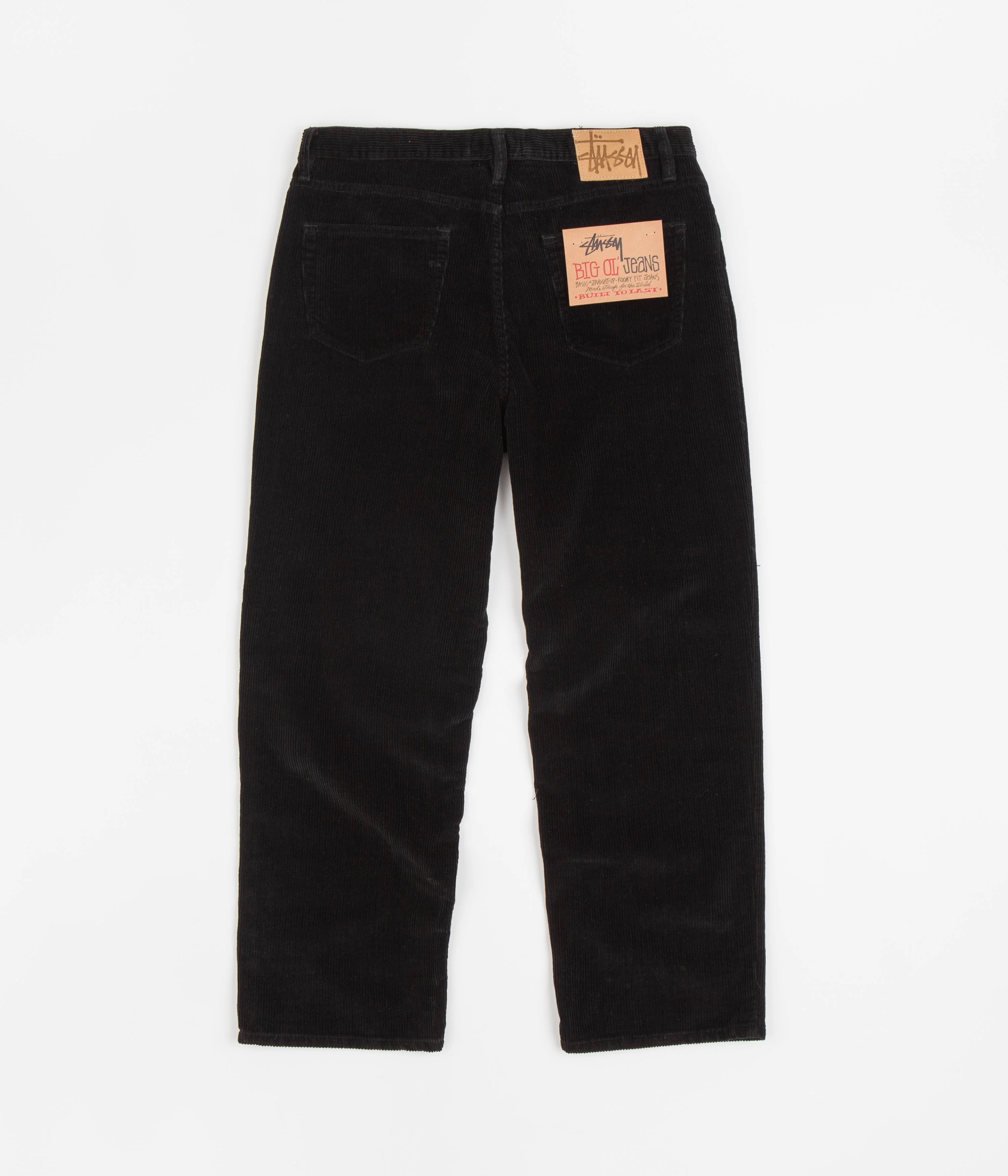 Stussy Corduroy Big Ol Jeans - Black - Image 3
