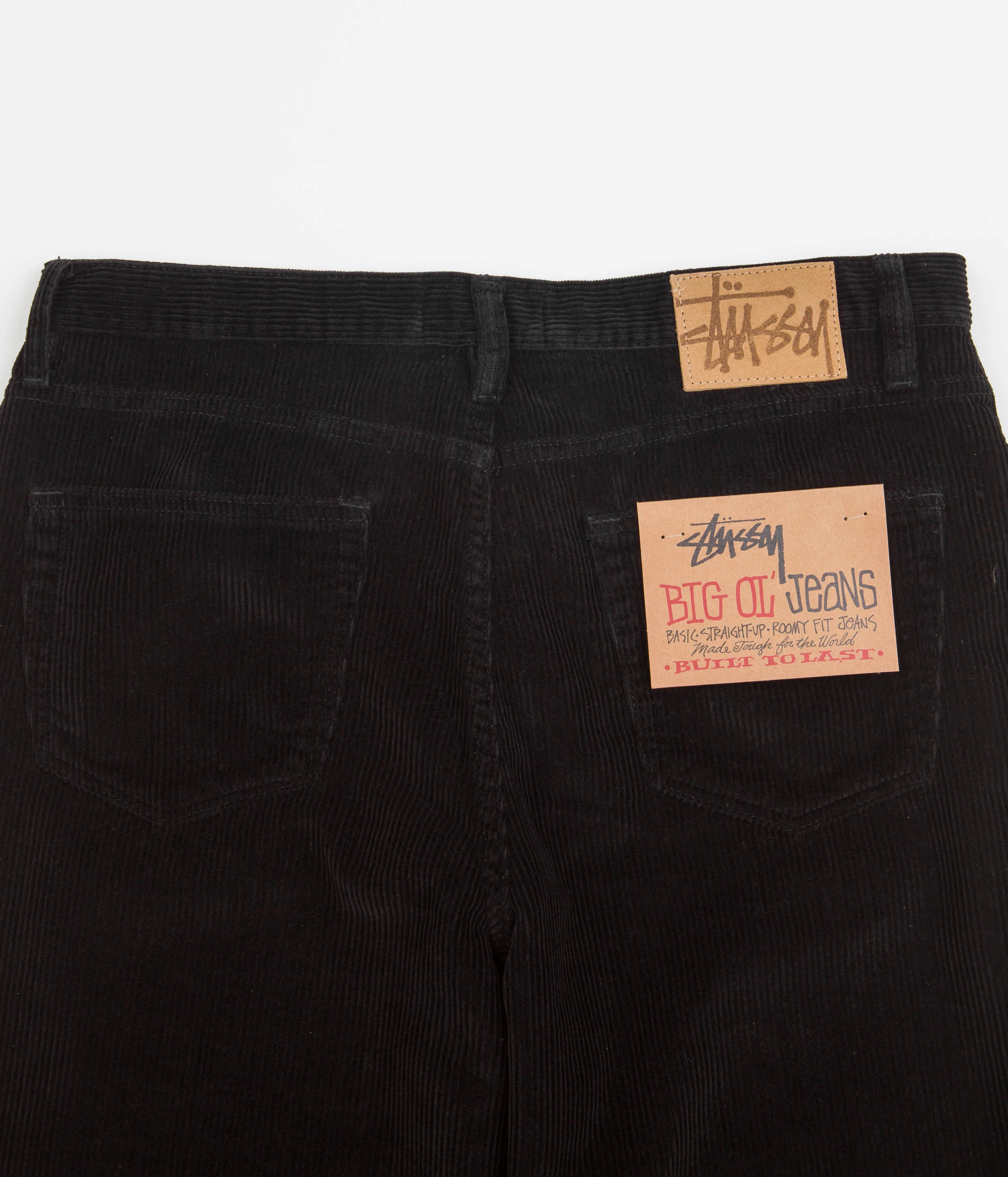 Stussy Corduroy Big Ol Jeans - Black - Image 6