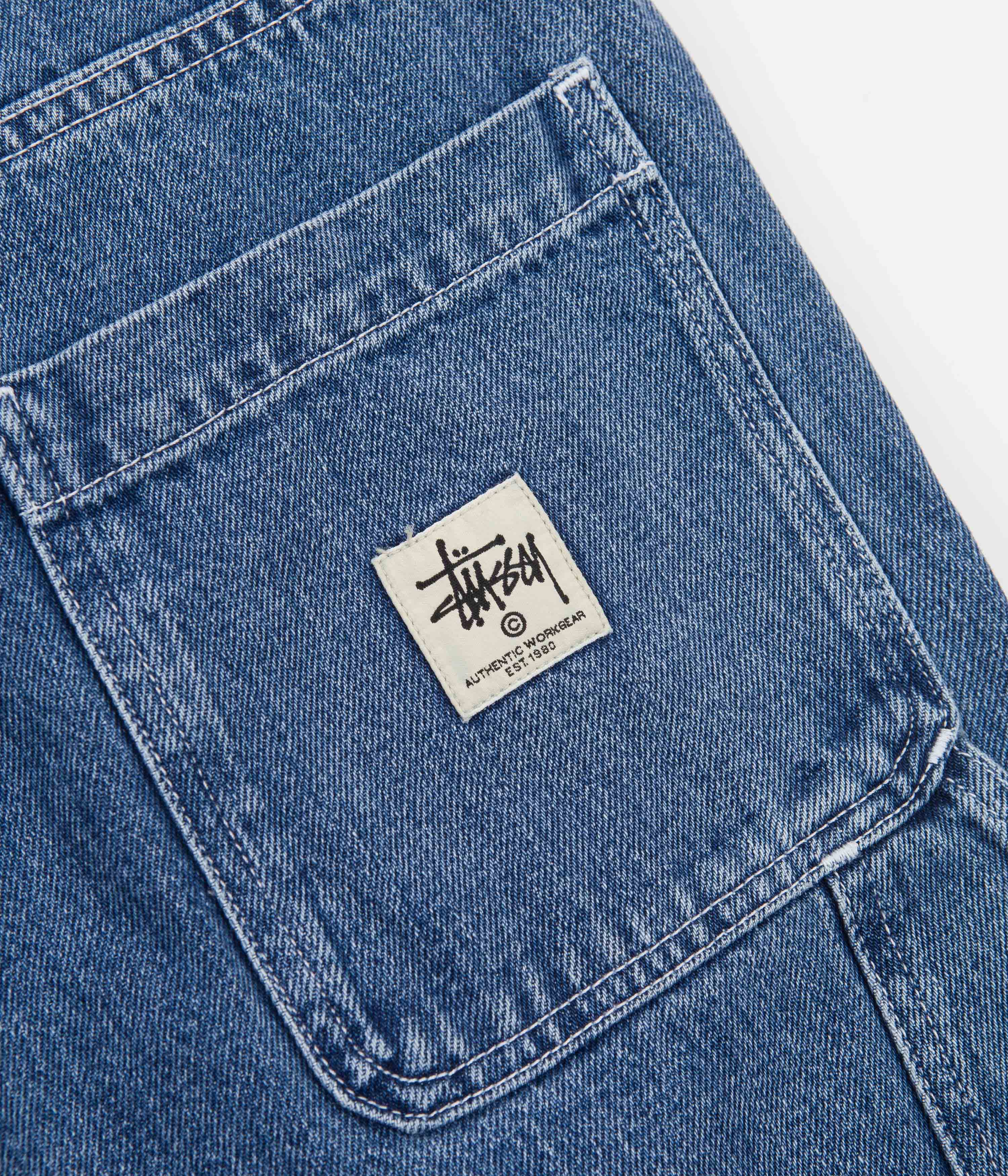 Stussy Denim Work Pants - Blue - Image 8