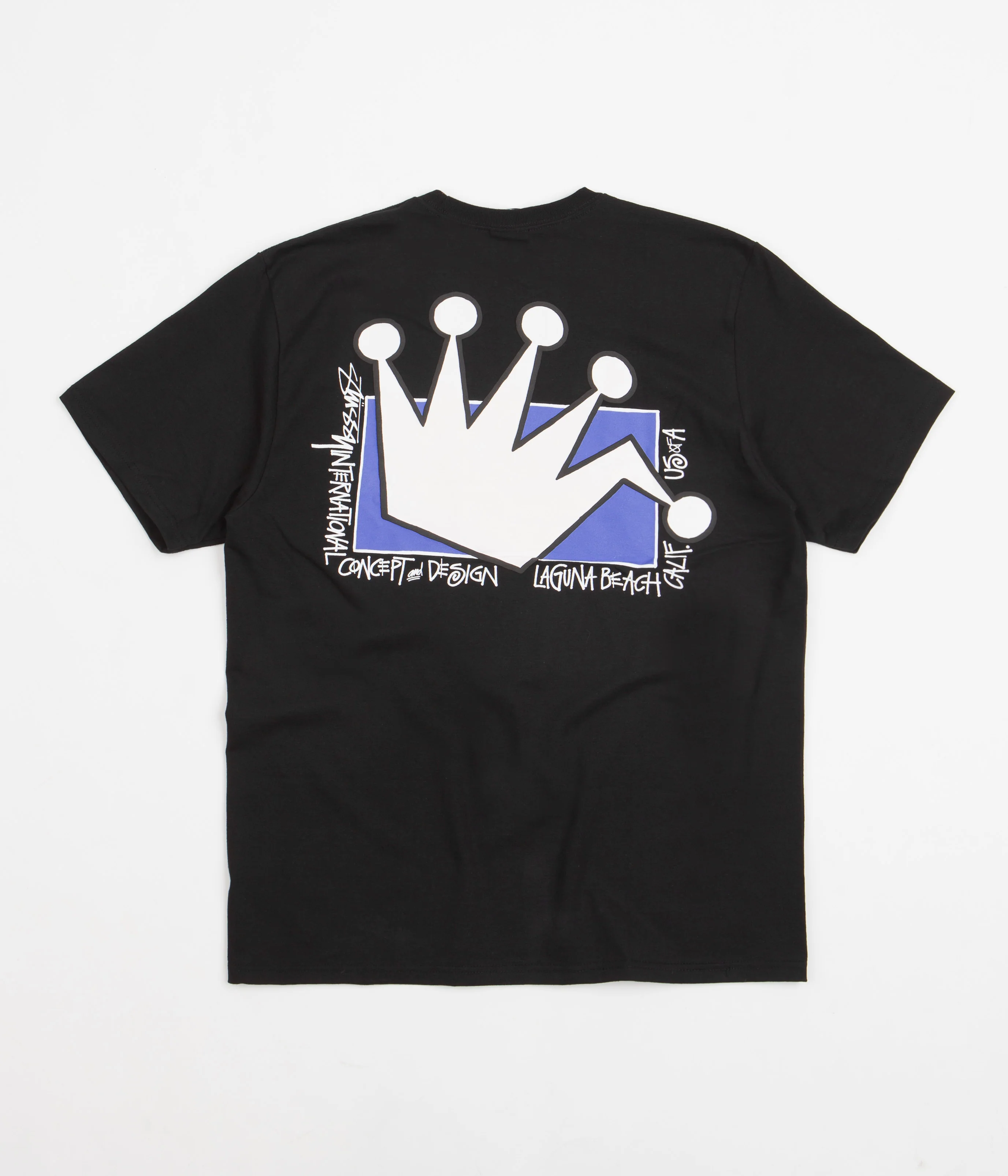 Stussy LB Crown T-Shirt - Black - Image 4