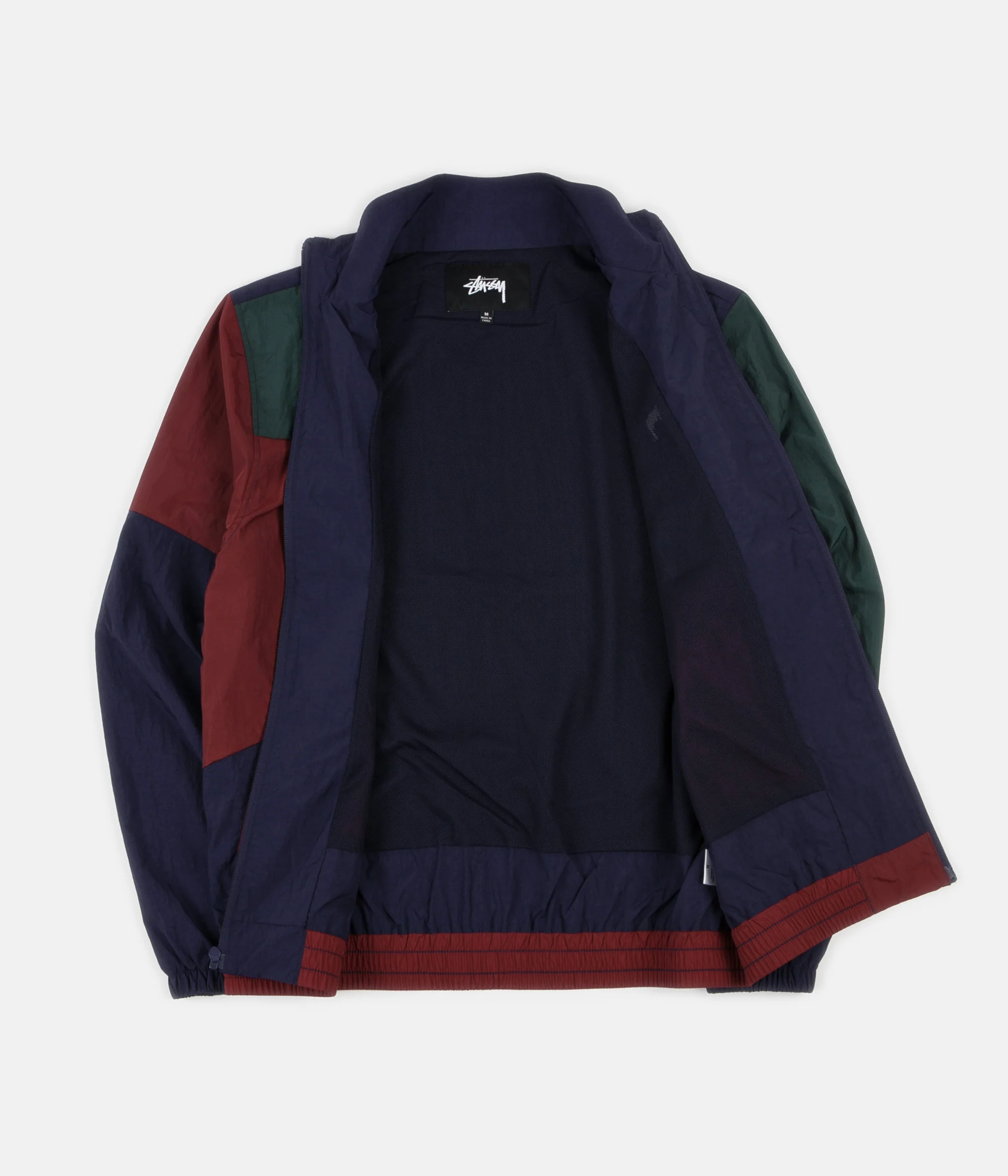 Stussy Panel Track Jacket - Navy - Image 2