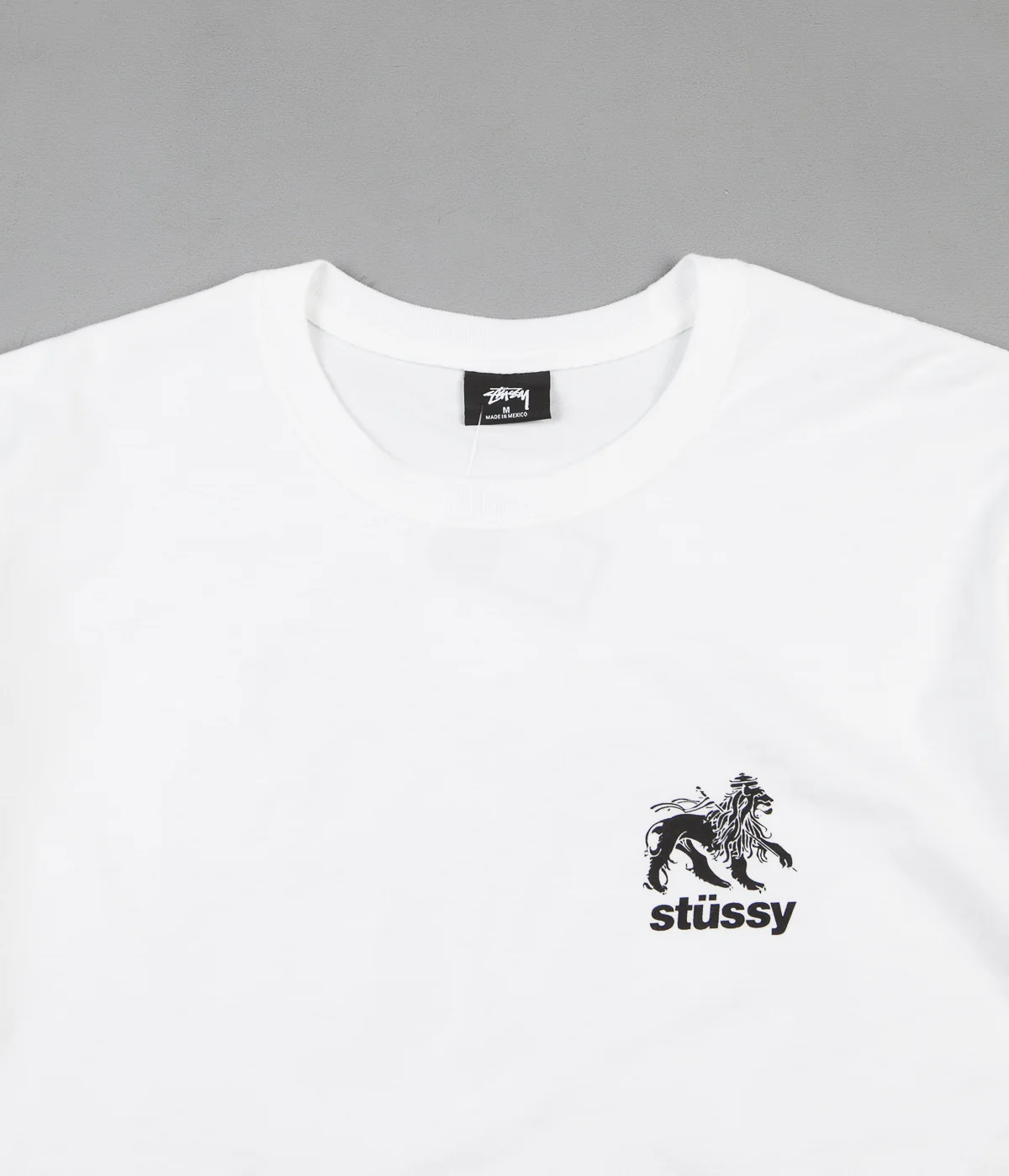 Stussy Rasta Lion T-Shirt - White - Image 3