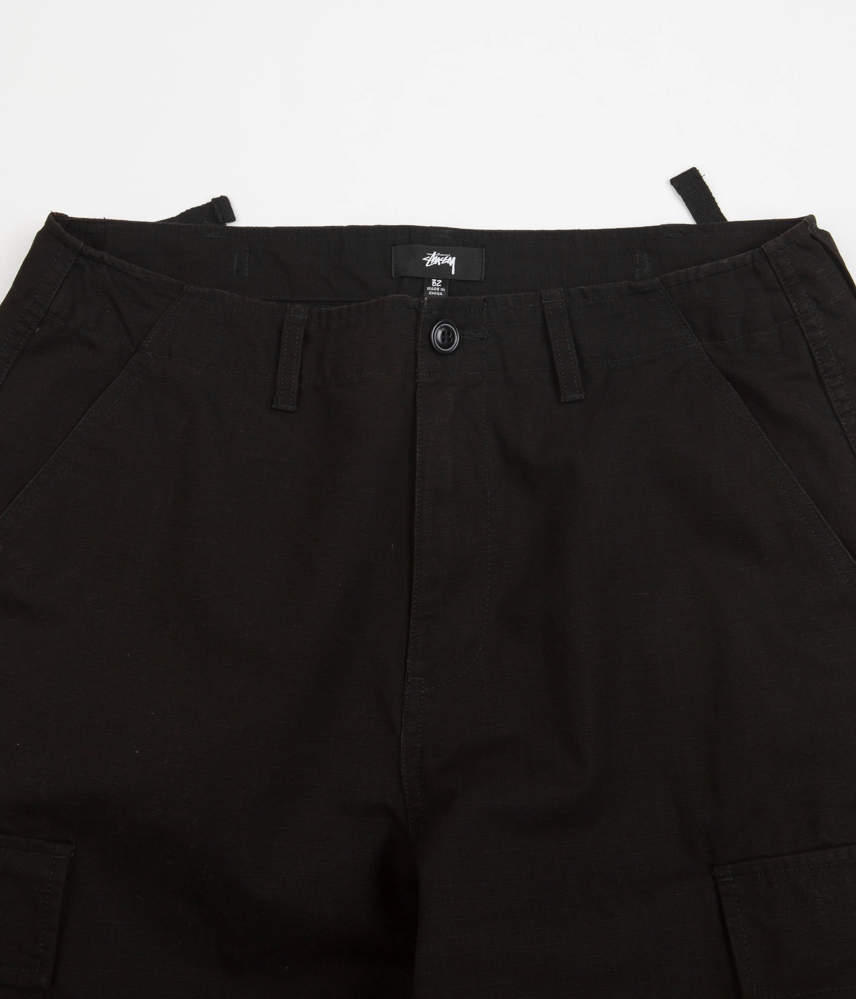 Stussy Ripstop Surplus Cargo Pants - Black - Image 4