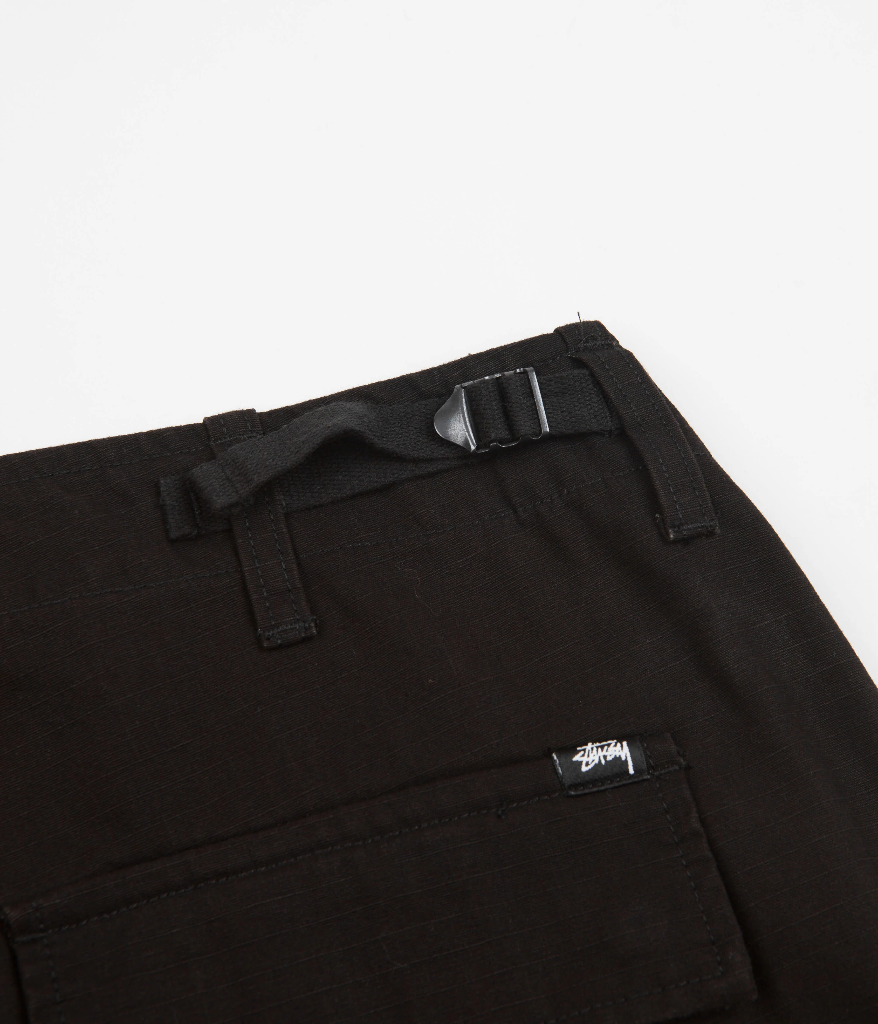Stussy Ripstop Surplus Cargo Pants - Black - Image 7