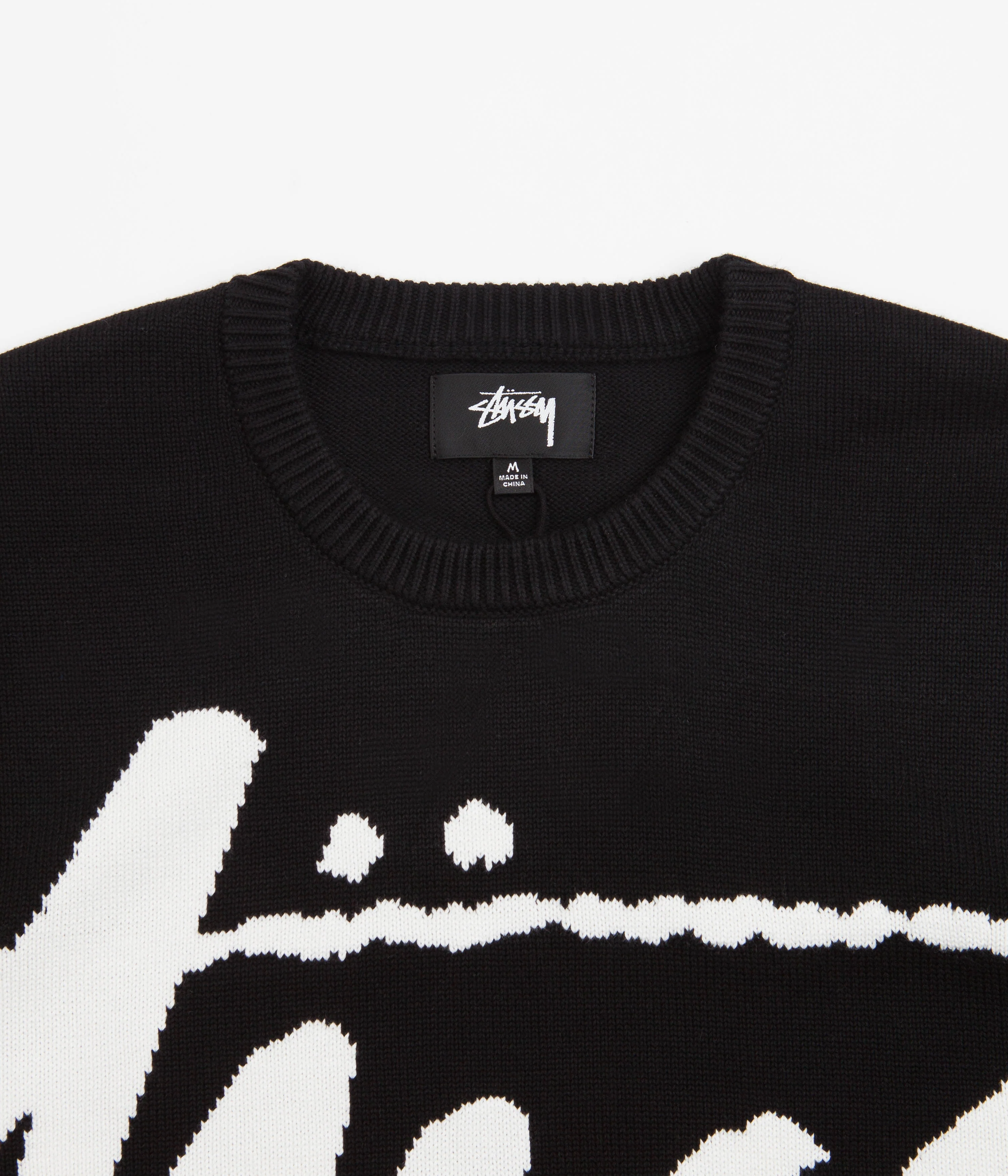 Stussy Stock Crewneck Sweatshirt - Black - Image 4