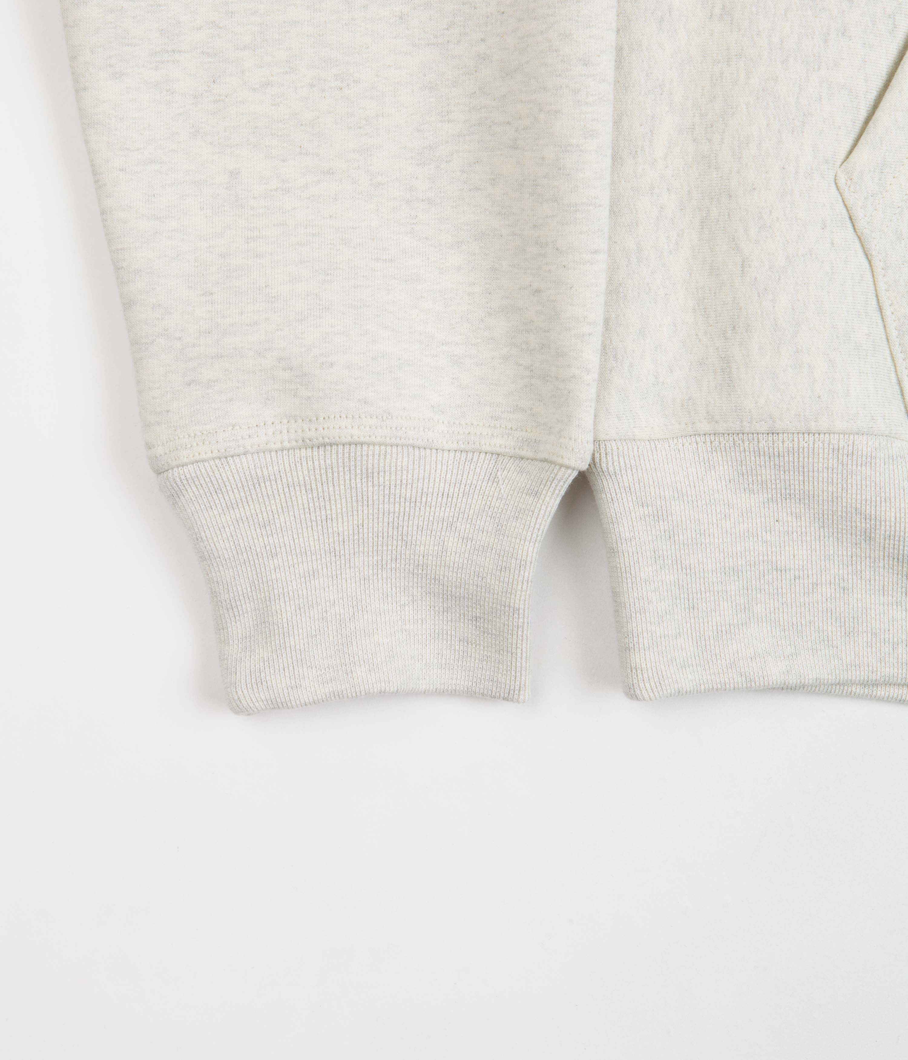 Stussy Stock Logo Applique Hoodie - Ash Heather - Image 2