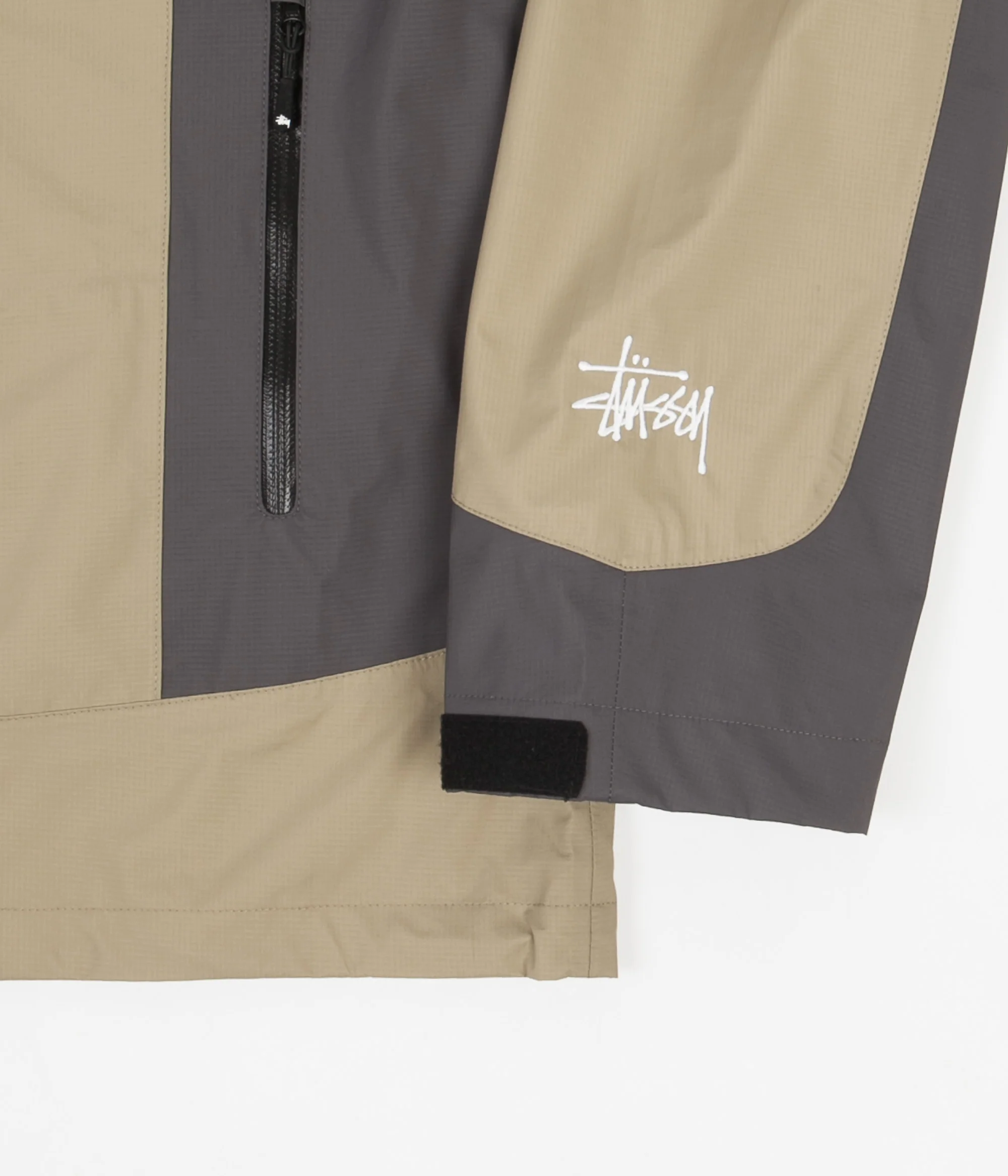 Stussy Taped Seam Rain Shell Jacket - Moss - Image 2