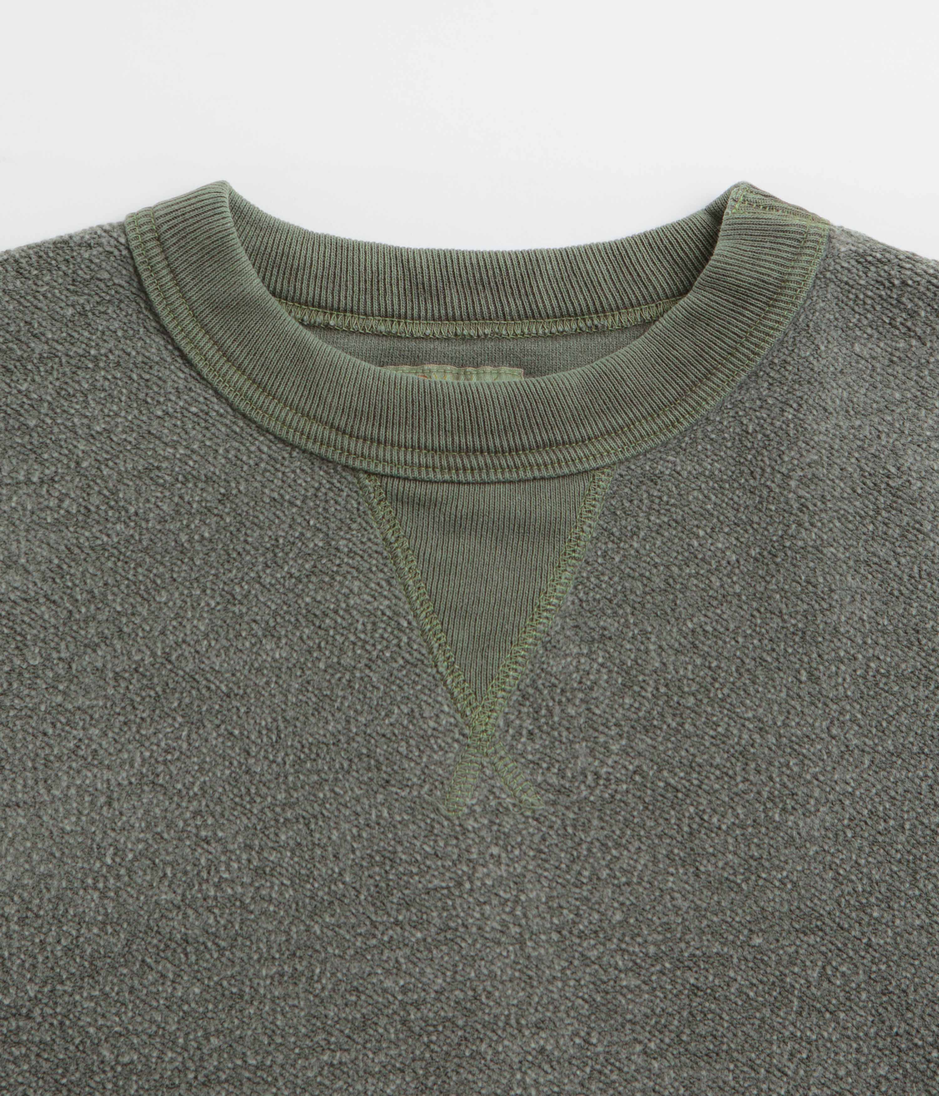 Sunray Spirit Womens Hina Reversed Fleece Crewneck Sweatshirt - Pigment Grape - Image 2