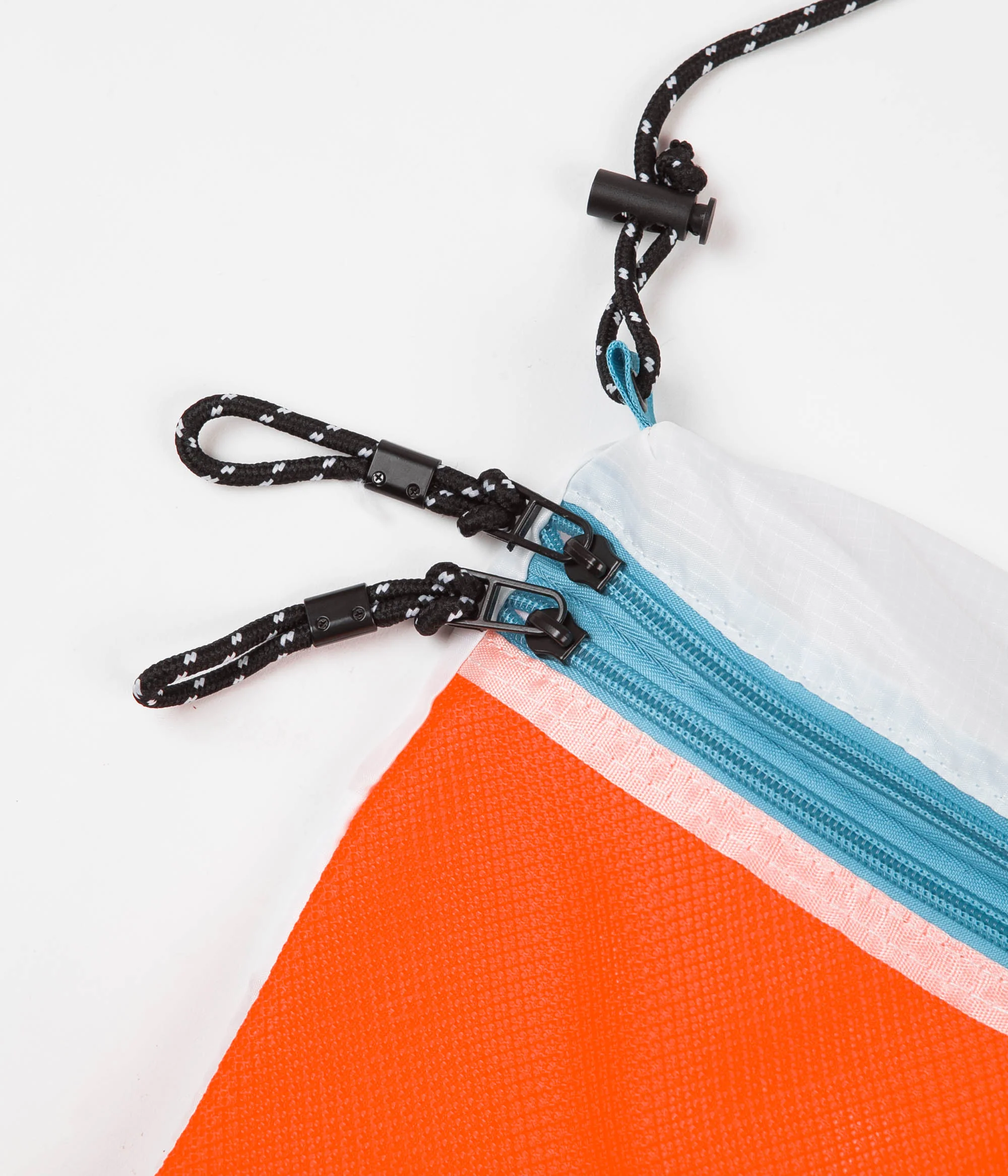 Taikan Everything Sacoche Bag - Orange / White / Teal - Large - Image 3
